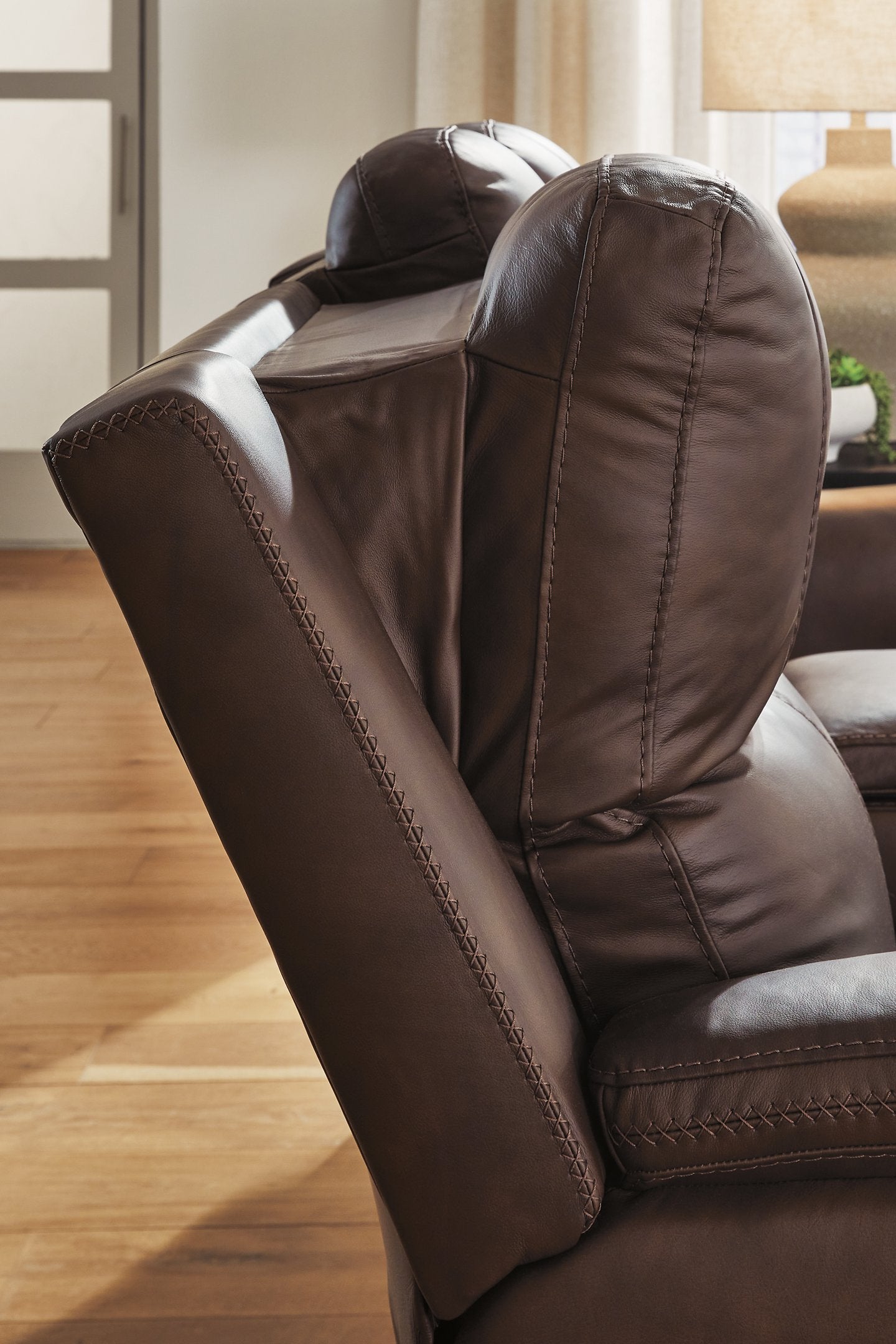 Bleckley Power Reclining Loveseat with Console - Ideal Furniture (Fresno,CA) 