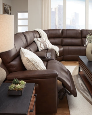 Bleckley Power Reclining Sectional - Ideal Furniture (Fresno,CA) 