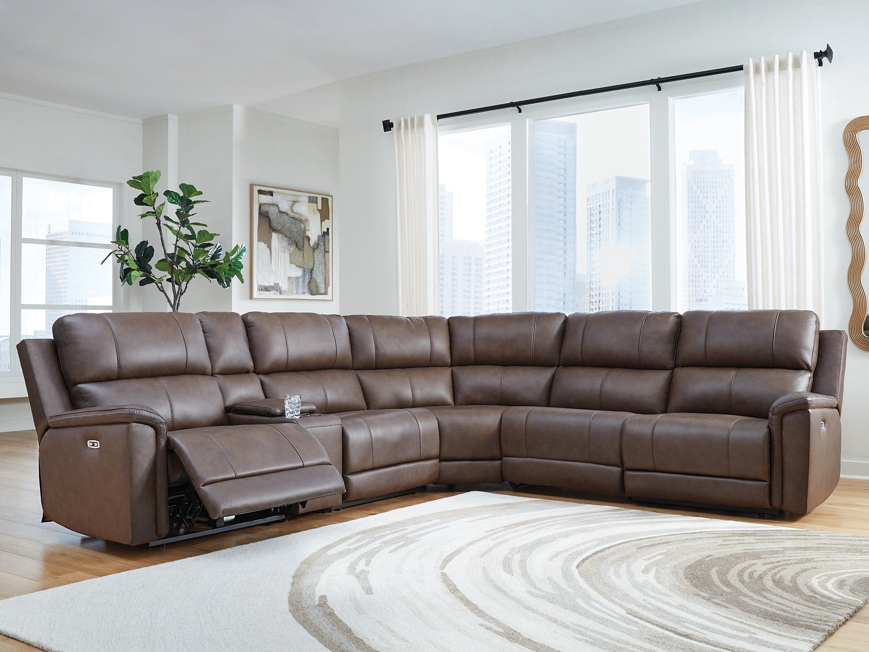 Bleckley Power Reclining Sectional - Ideal Furniture (Fresno,CA) 