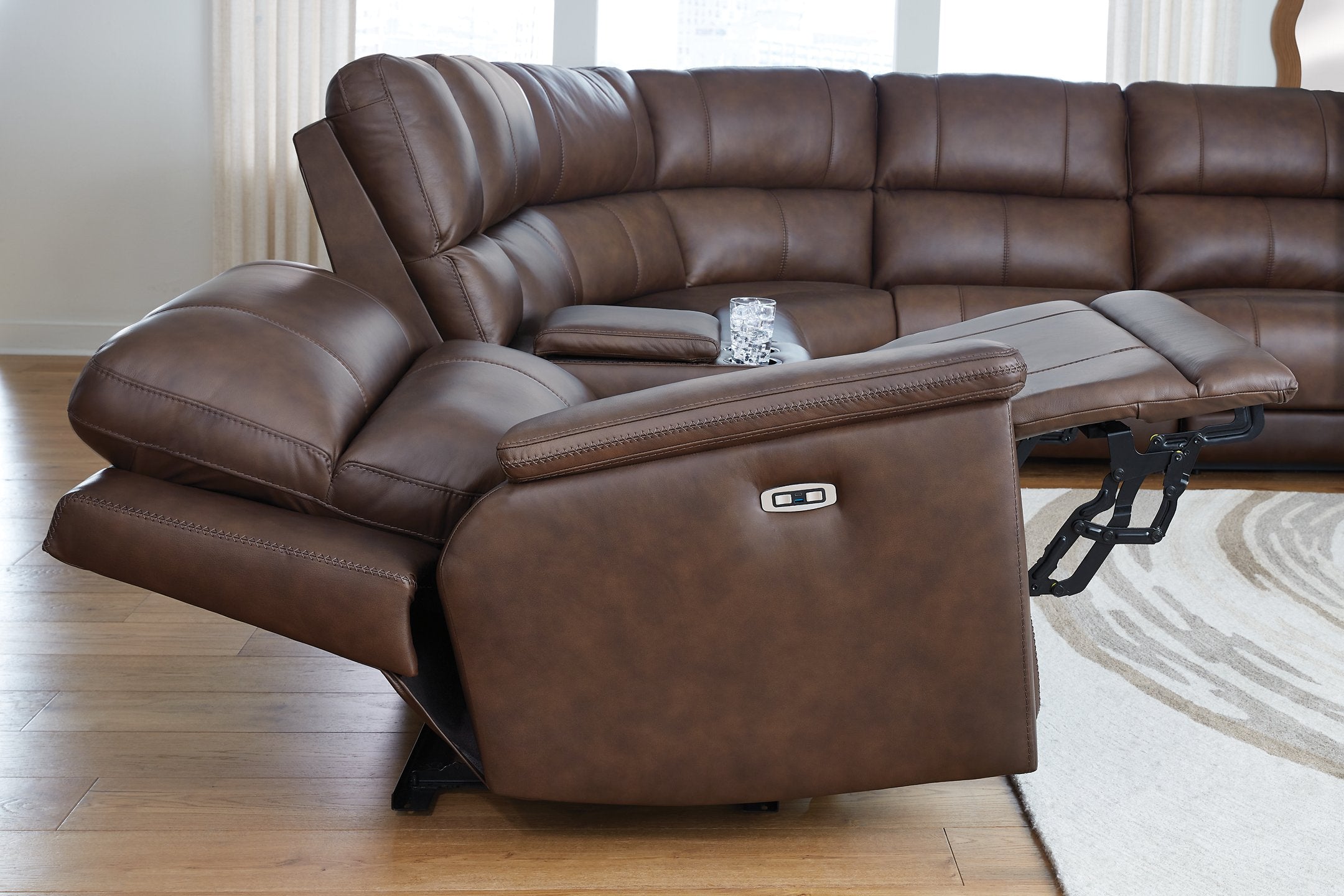 Bleckley Power Reclining Sectional - Ideal Furniture (Fresno,CA) 