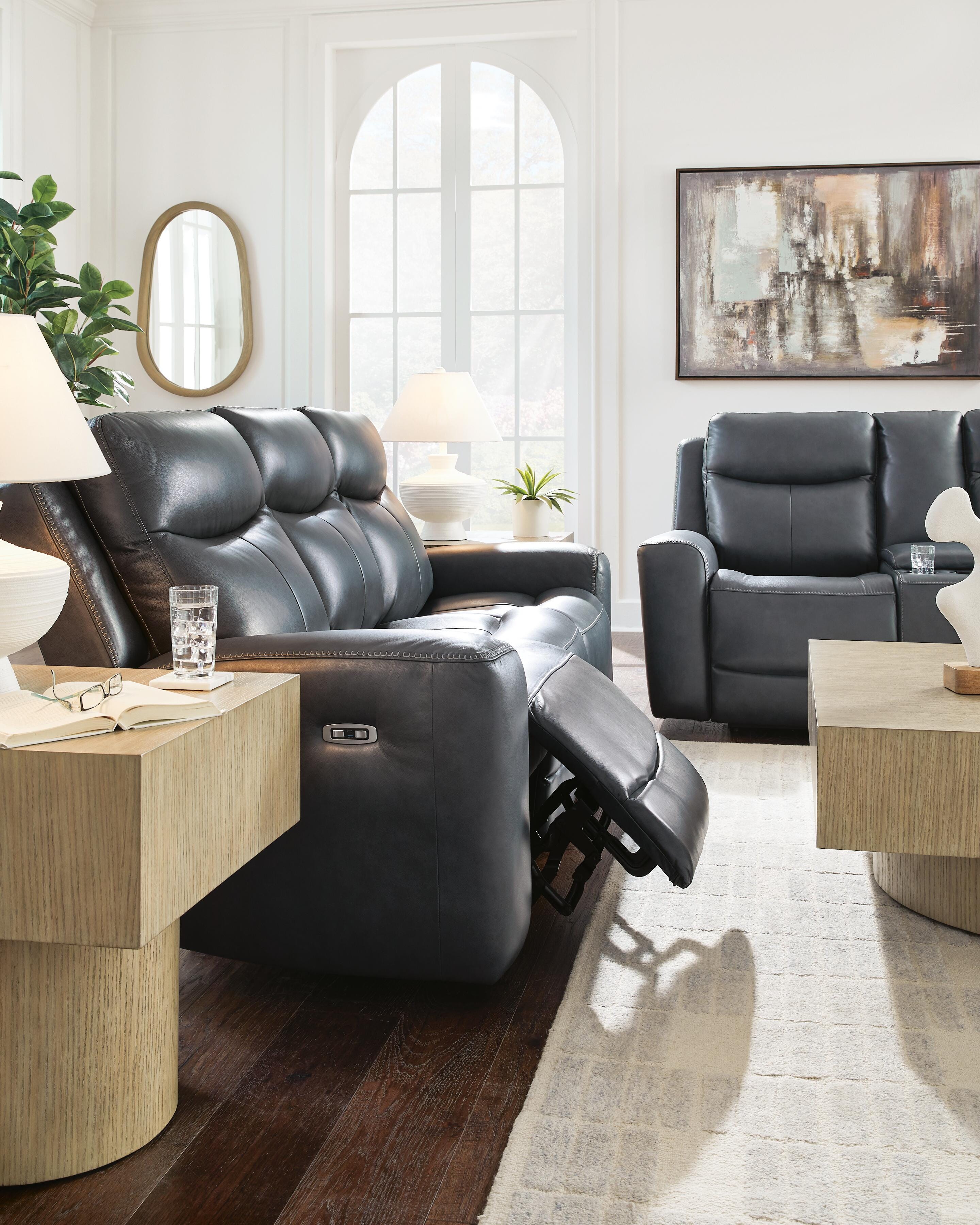 Bexhurst Reclining Living Room Set - Ideal Furniture (Fresno,CA) 