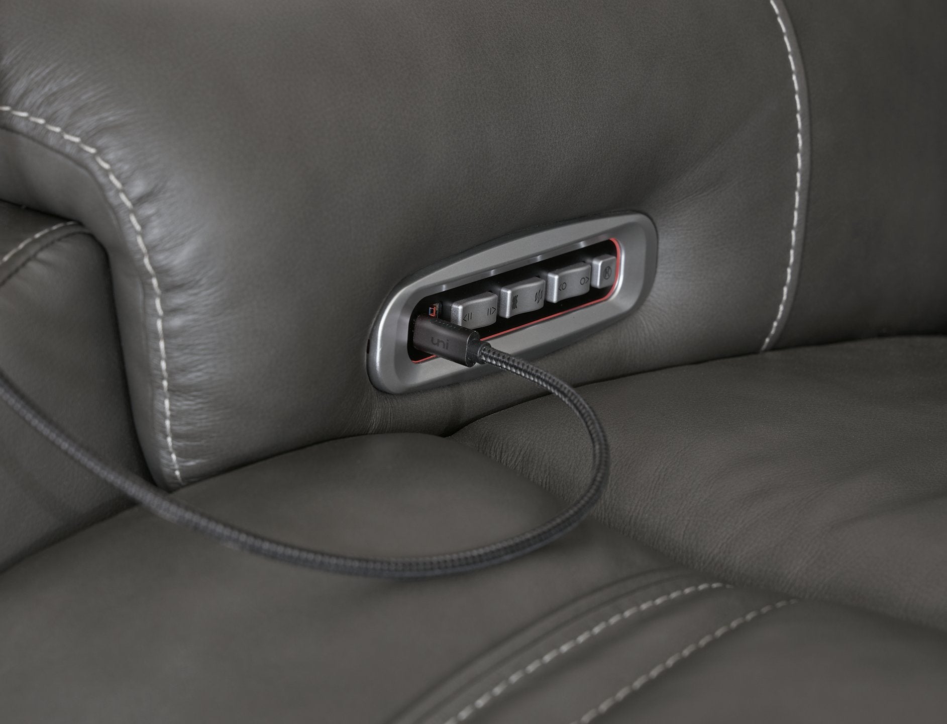 5Z - Pittson Power Sectional Reclining Sofa - Ideal Furniture (Fresno,CA) 