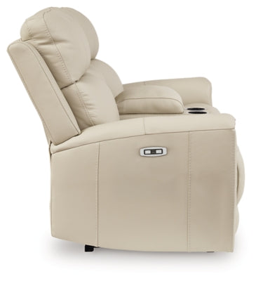 Dahlmoore Power Reclining Loveseat with Console - Ideal Furniture (Fresno,CA) 