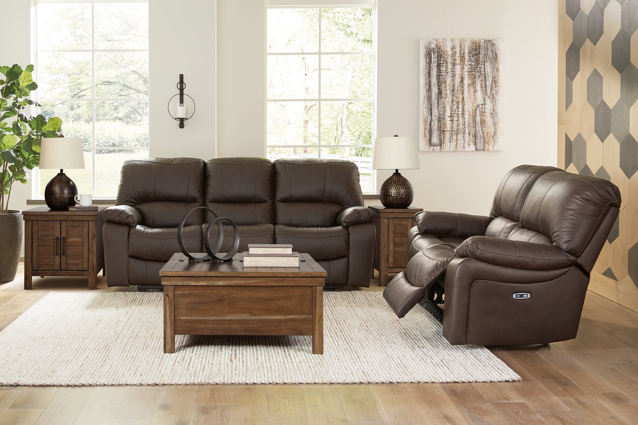 Leesworth Living Room Set - Ideal Furniture (Fresno,CA) 