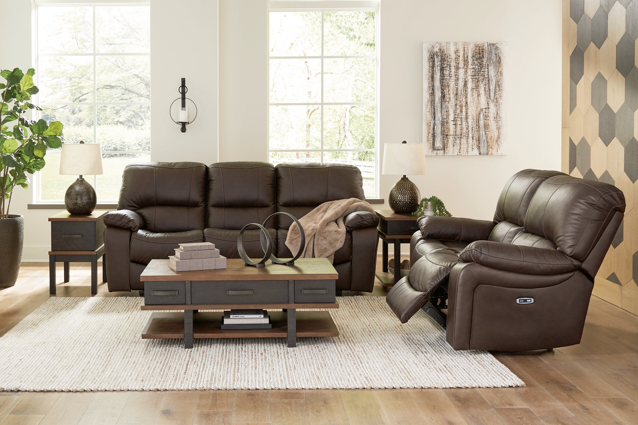 Leesworth Living Room Set - Ideal Furniture (Fresno,CA) 