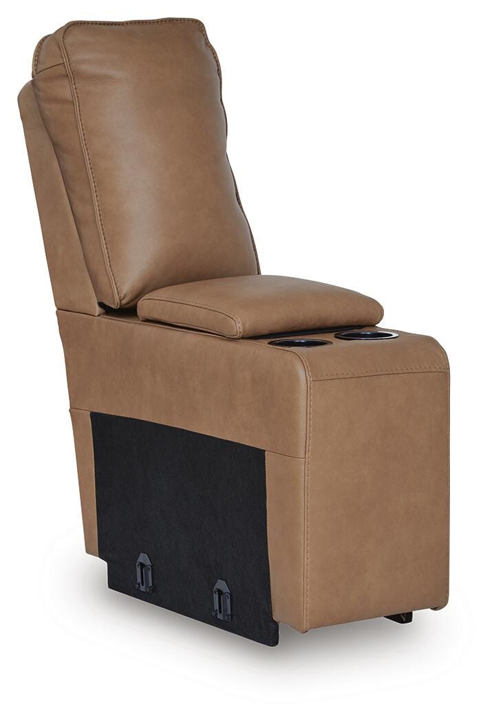 DeepWakes Power Reclining Sectional with Chaise - Ideal Furniture (Fresno,CA) 