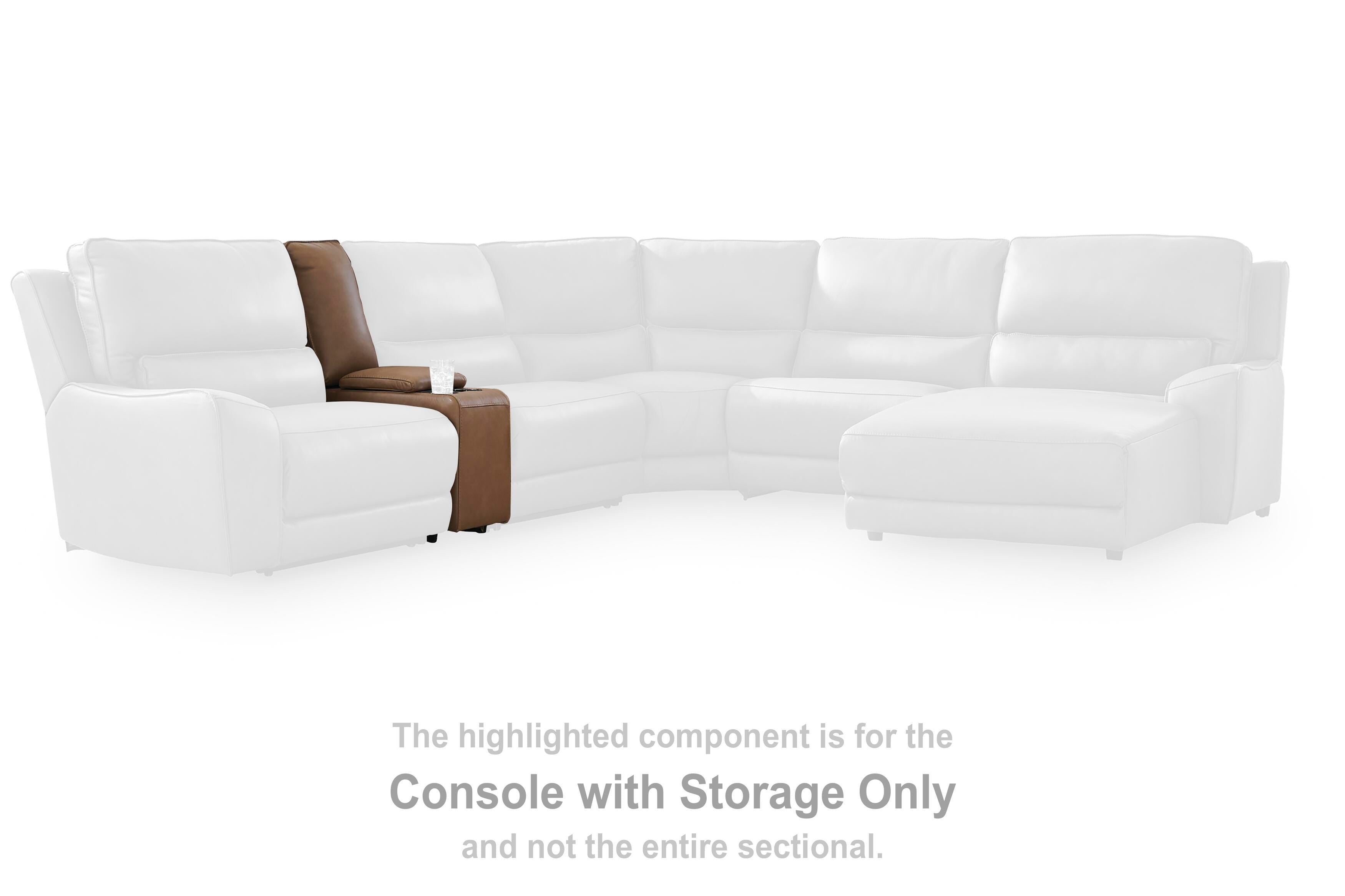 DeepWakes Power Reclining Sectional with Chaise - Ideal Furniture (Fresno,CA) 
