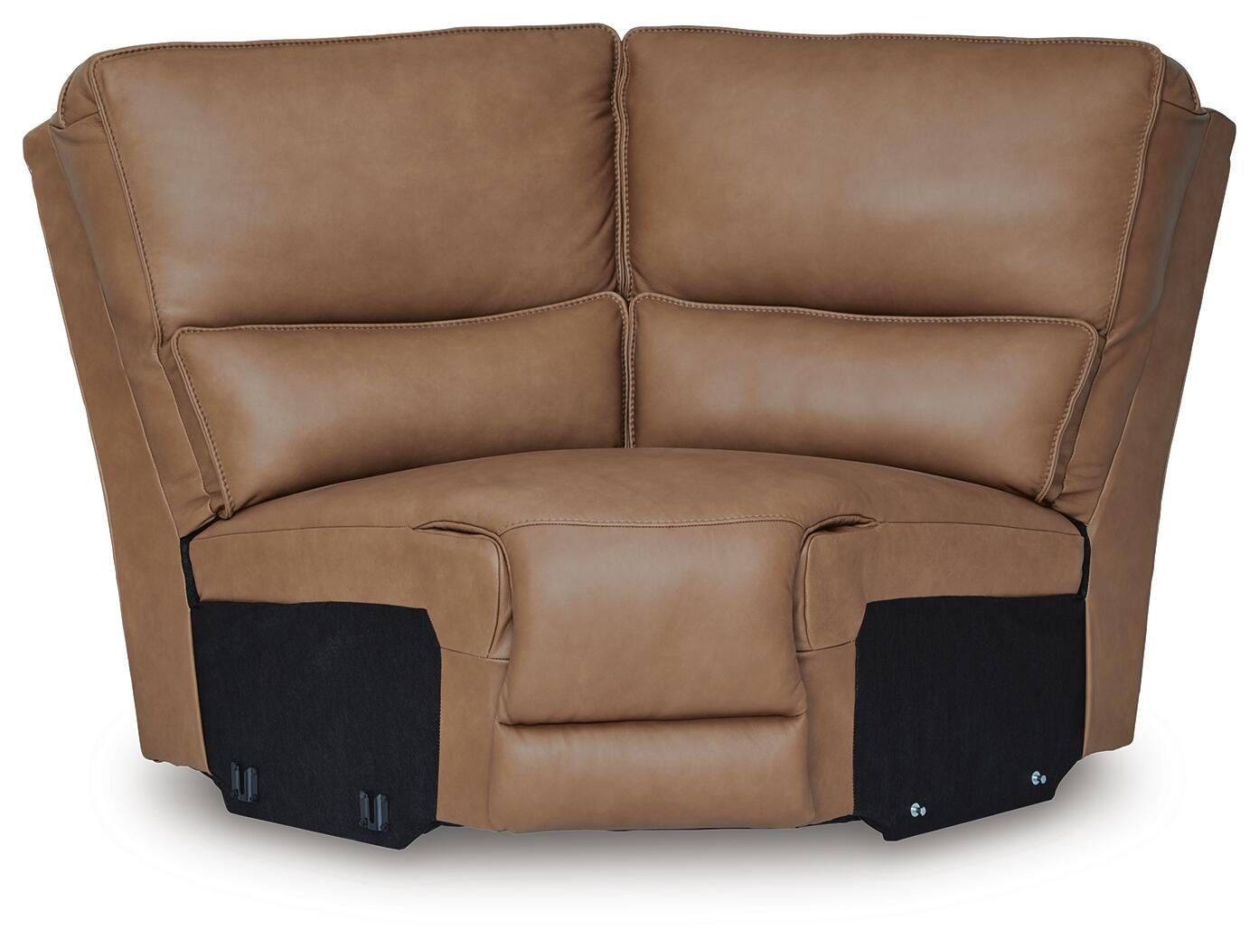 DeepWakes Reclining Sectional with Storage Console - Ideal Furniture (Fresno,CA) 