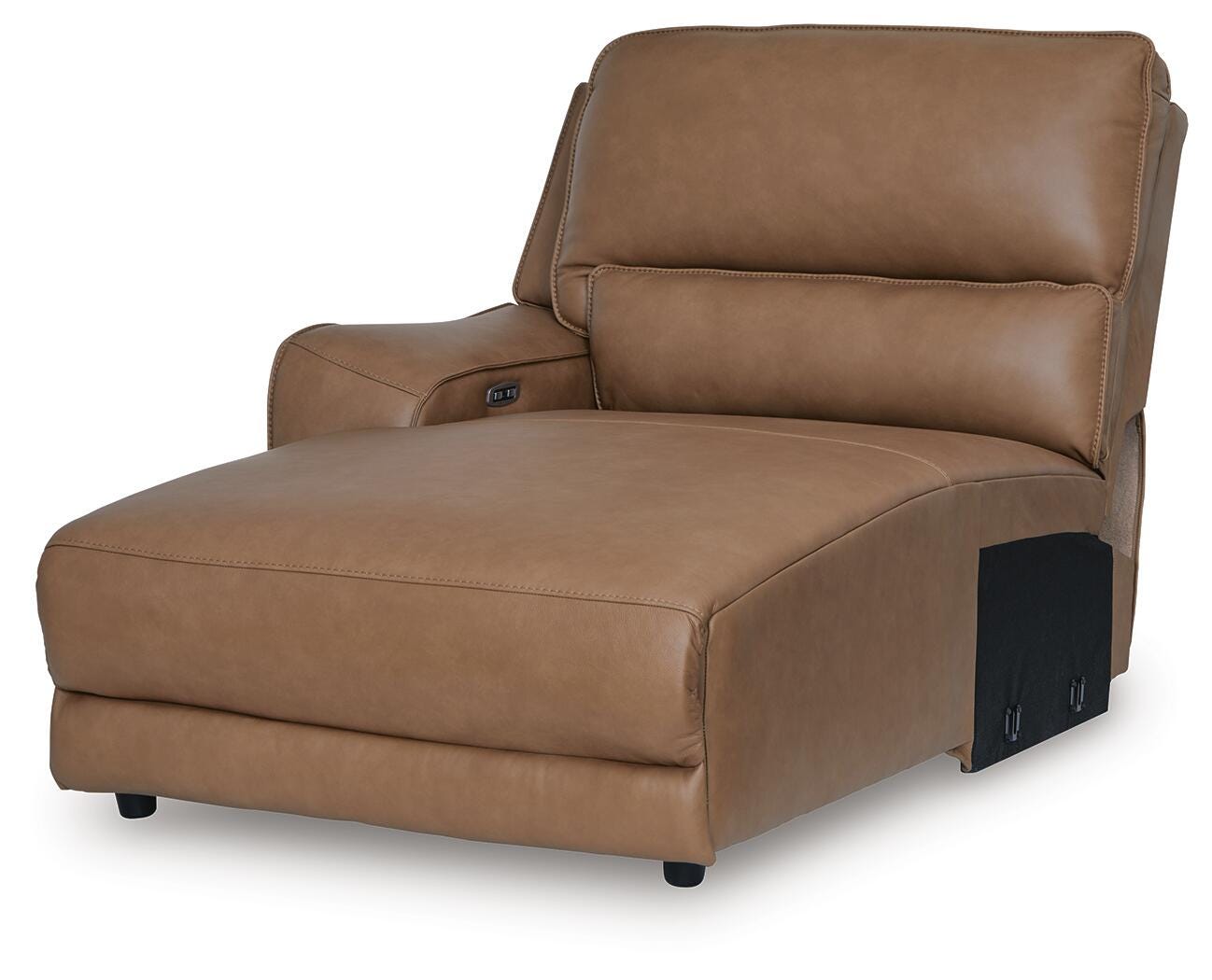 DeepWakes Power Reclining Sectional with Chaise - Ideal Furniture (Fresno,CA) 