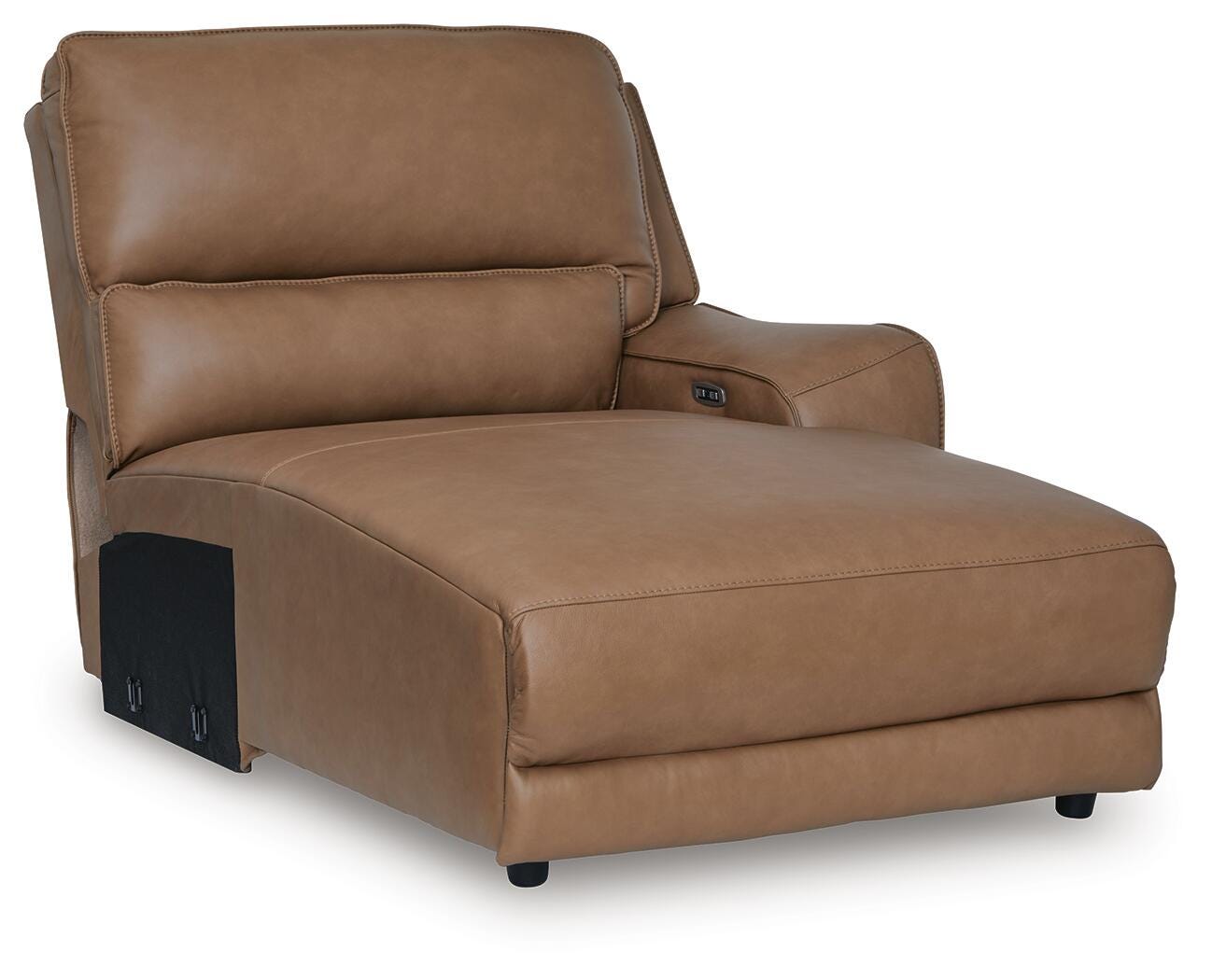 DeepWakes Power Reclining Sectional with Chaise - Ideal Furniture (Fresno,CA) 