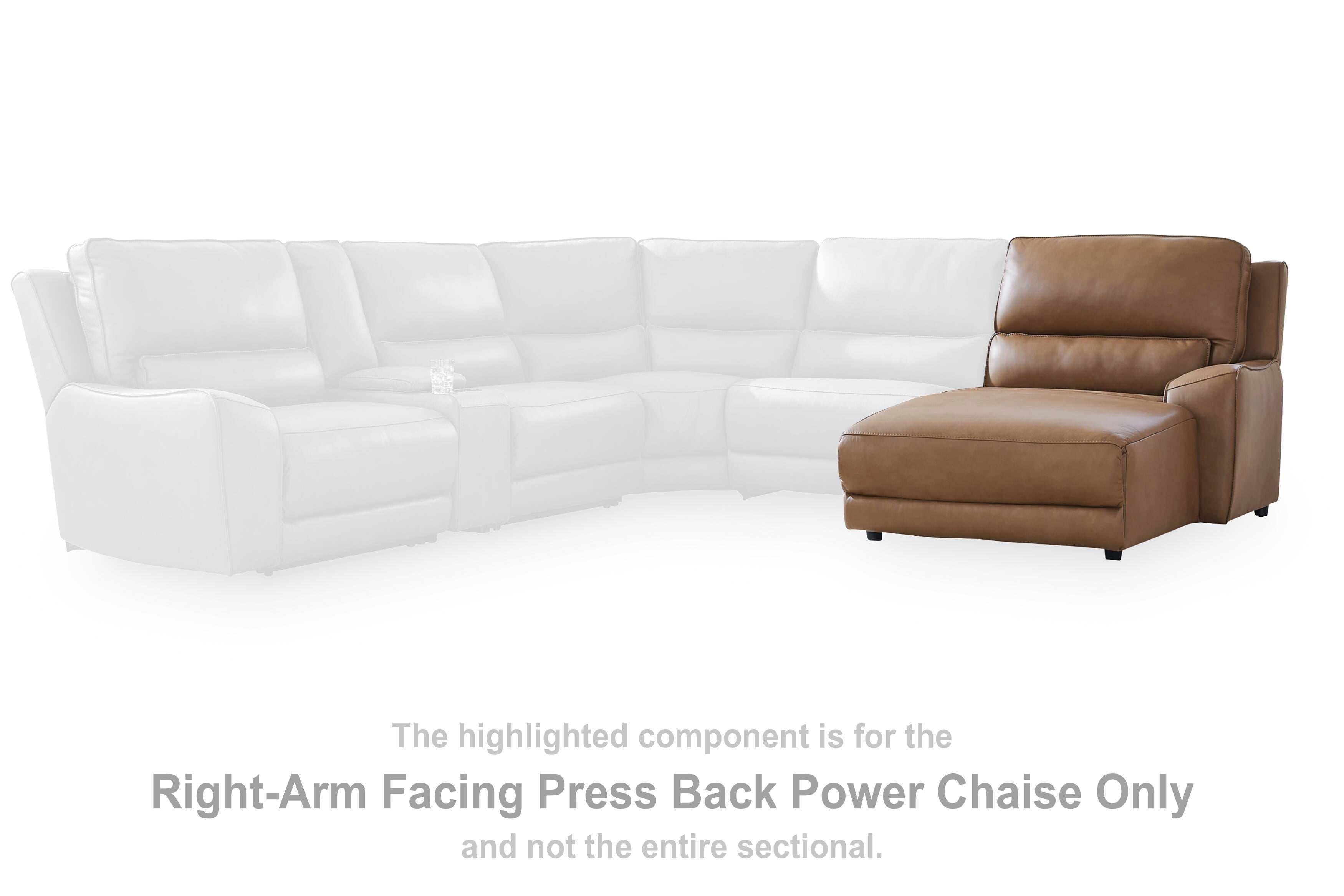 DeepWakes Power Reclining Sectional with Chaise - Ideal Furniture (Fresno,CA) 