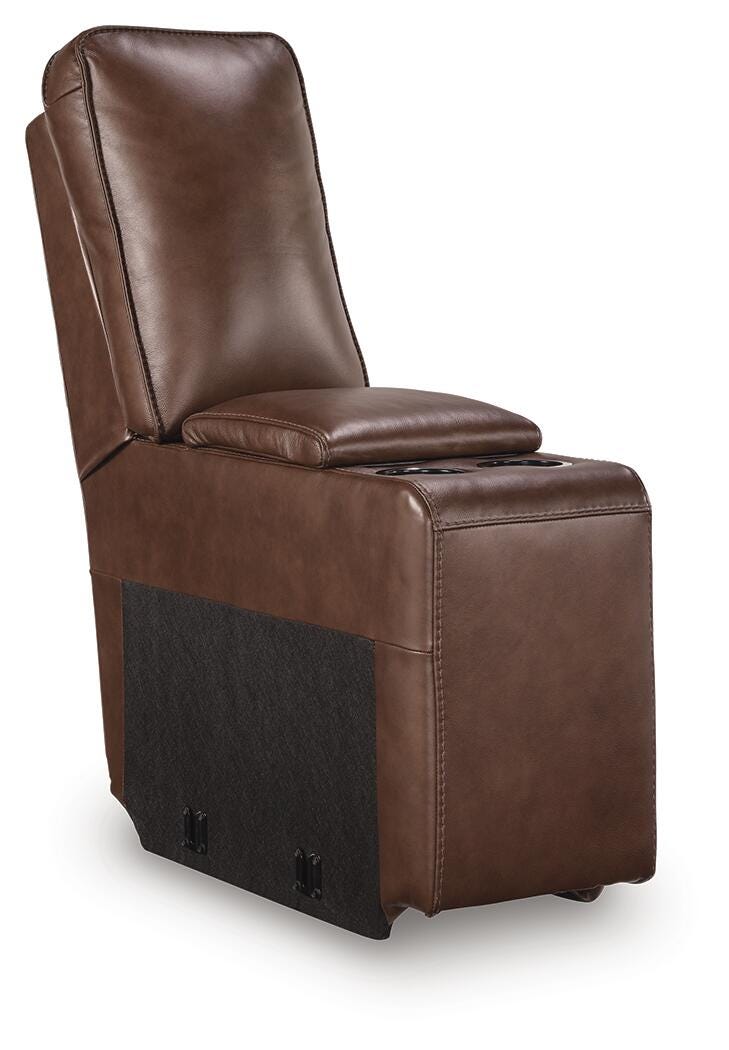 DeepWakes Power Reclining Sectional with Chaise - Ideal Furniture (Fresno,CA) 