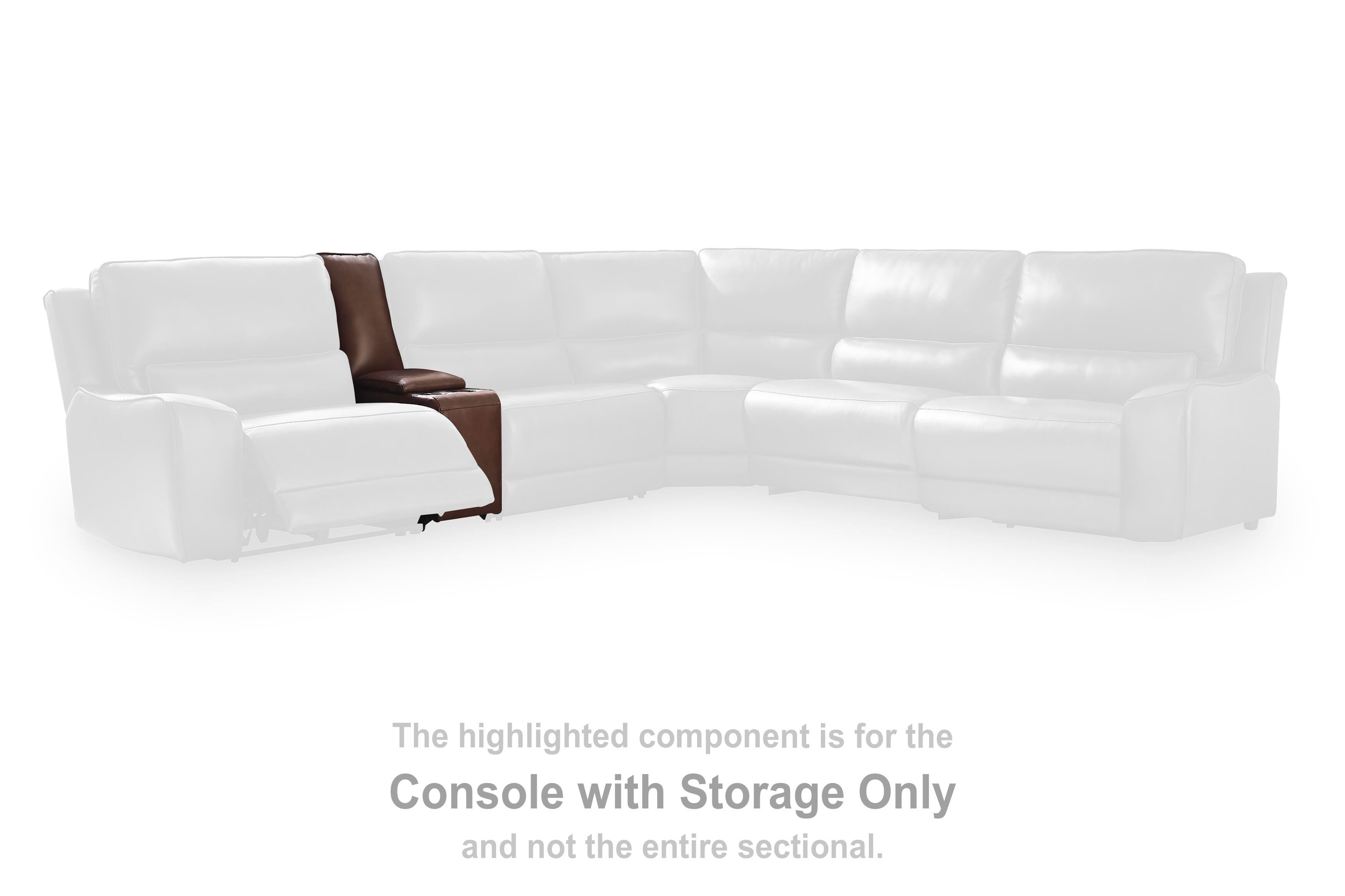 DeepWakes Power Reclining Sectional with Chaise - Ideal Furniture (Fresno,CA) 