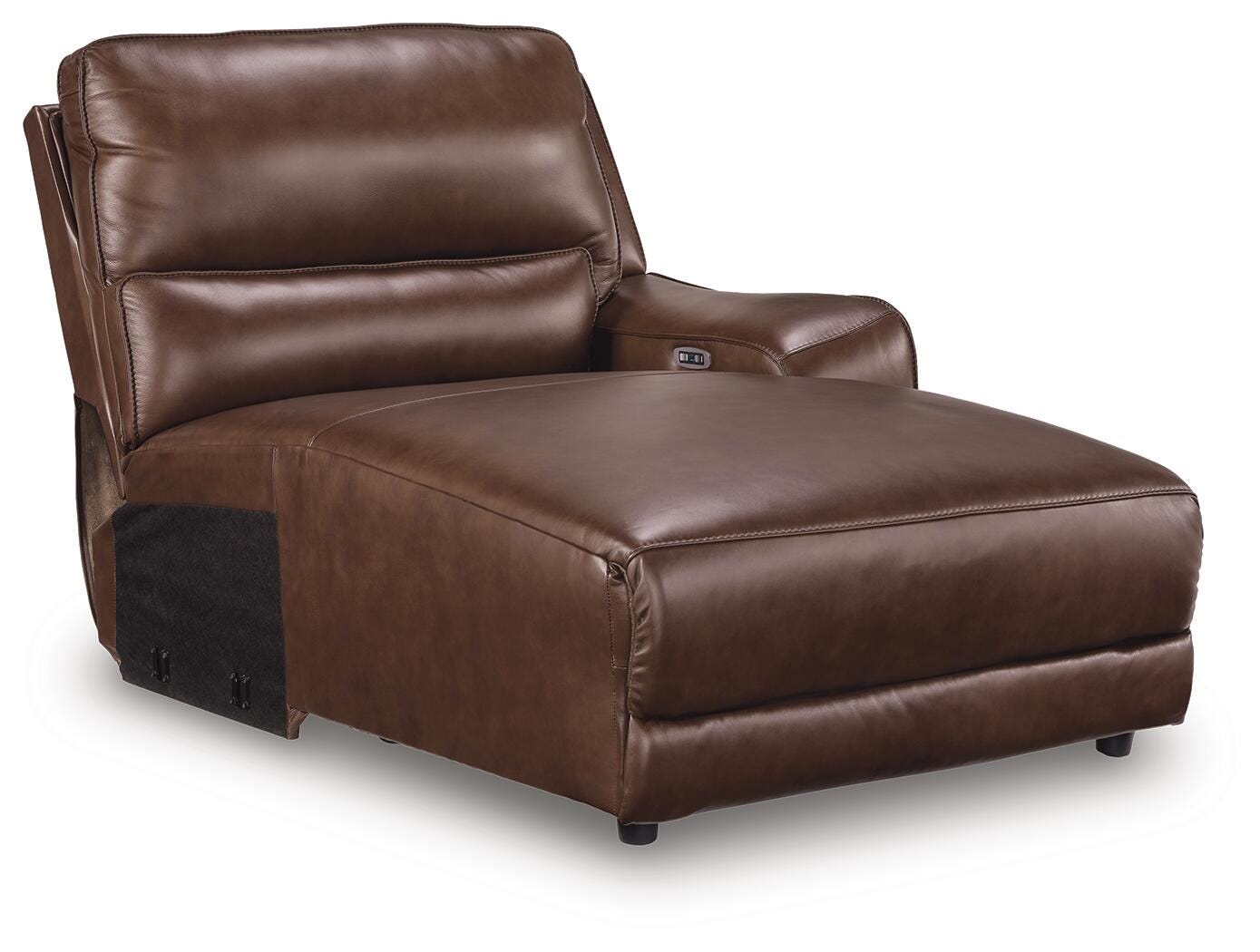 DeepWakes Power Reclining Sectional with Chaise - Ideal Furniture (Fresno,CA) 