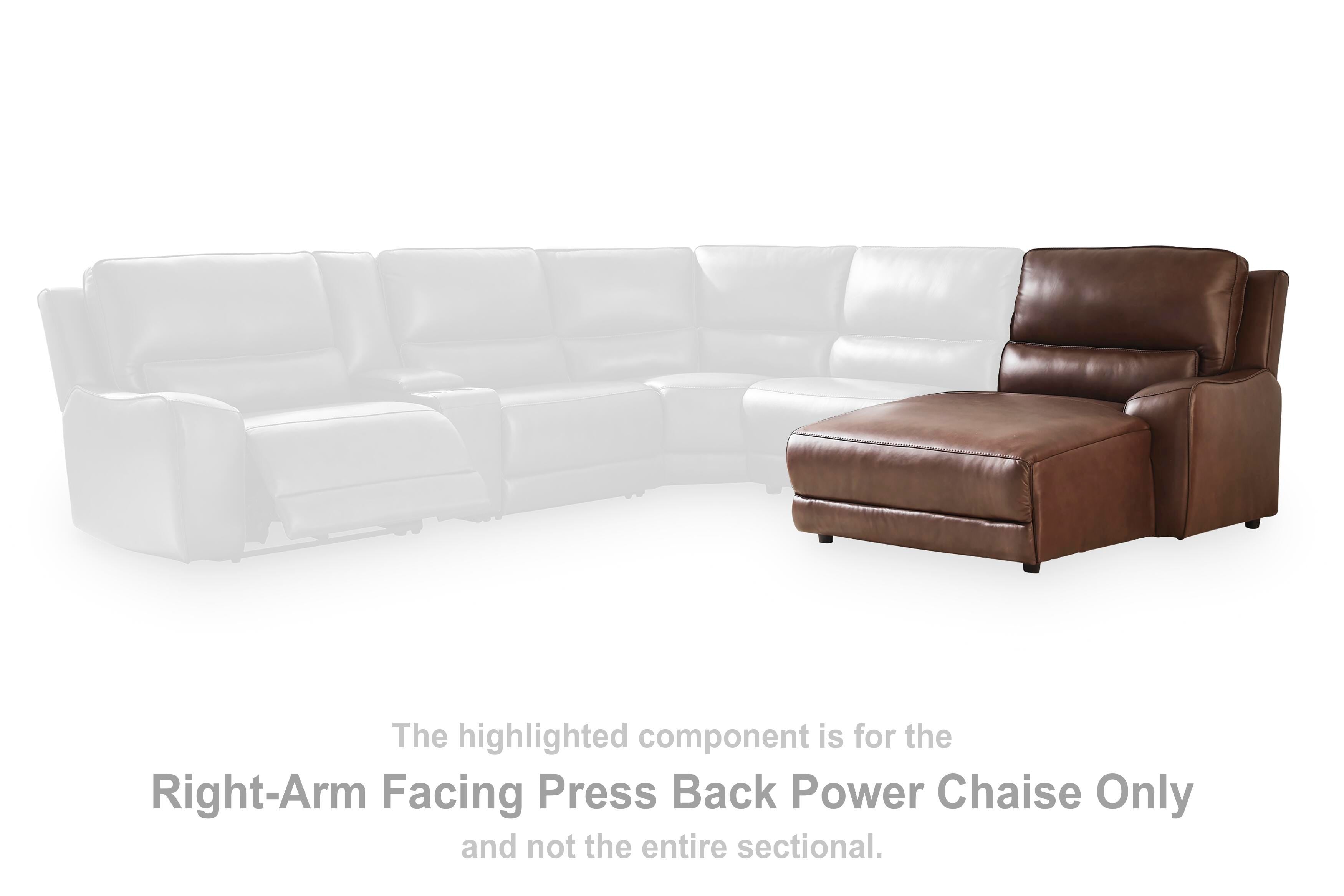 DeepWakes Power Reclining Sectional with Chaise - Ideal Furniture (Fresno,CA) 