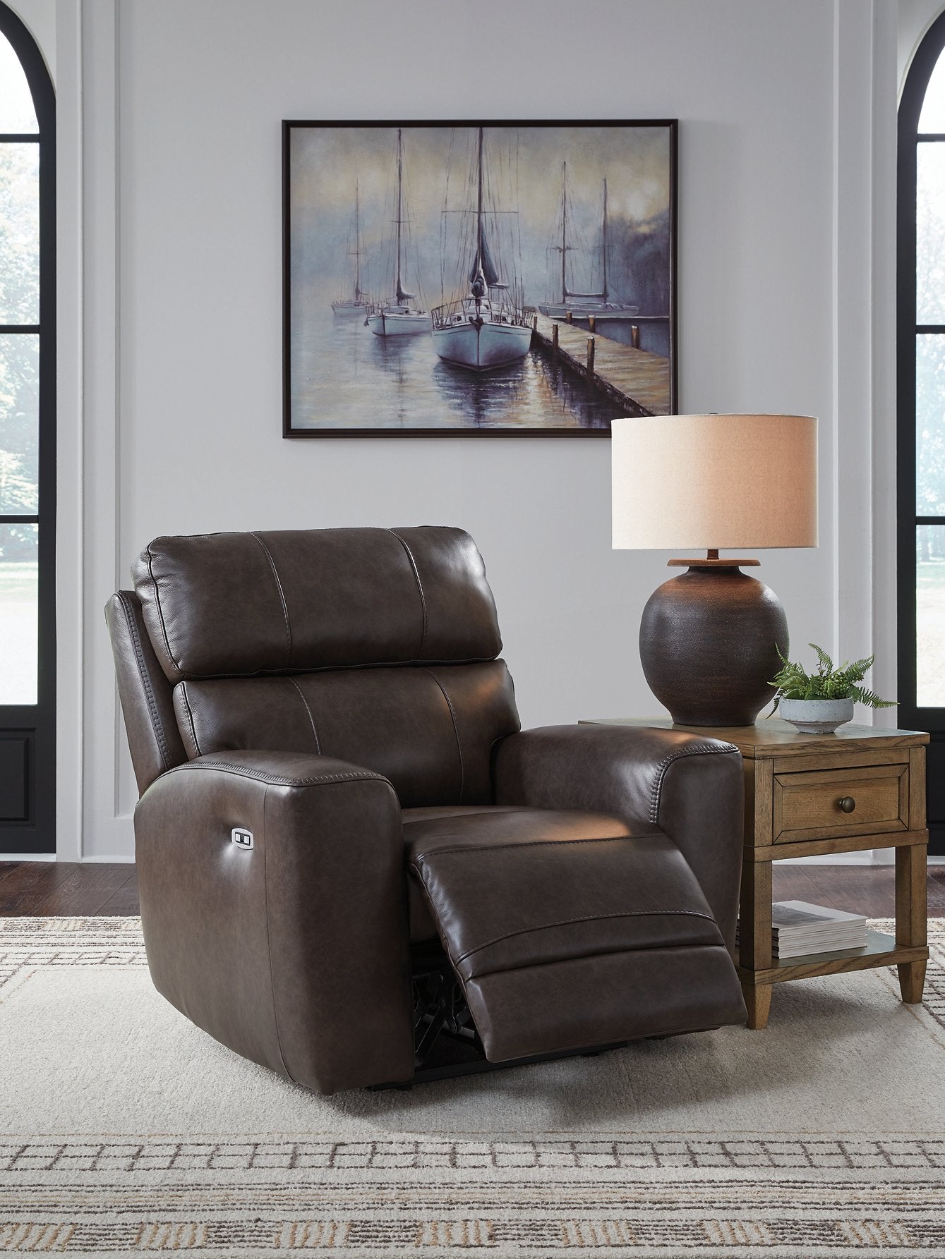 Crossplex Power Recliner - Ideal Furniture (Fresno,CA) 