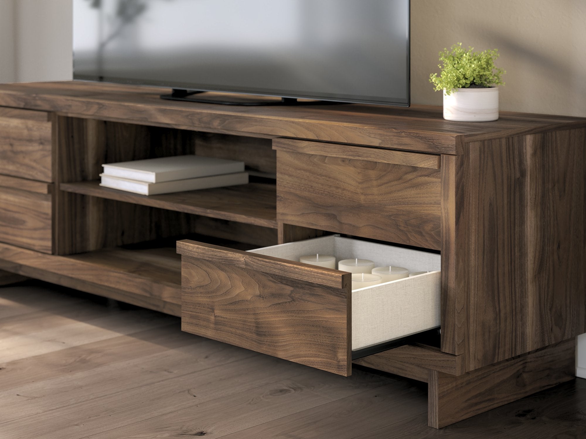 Zadilyn 72" TV Stand with Electric Fireplace - Ideal Furniture (Fresno,CA) 
