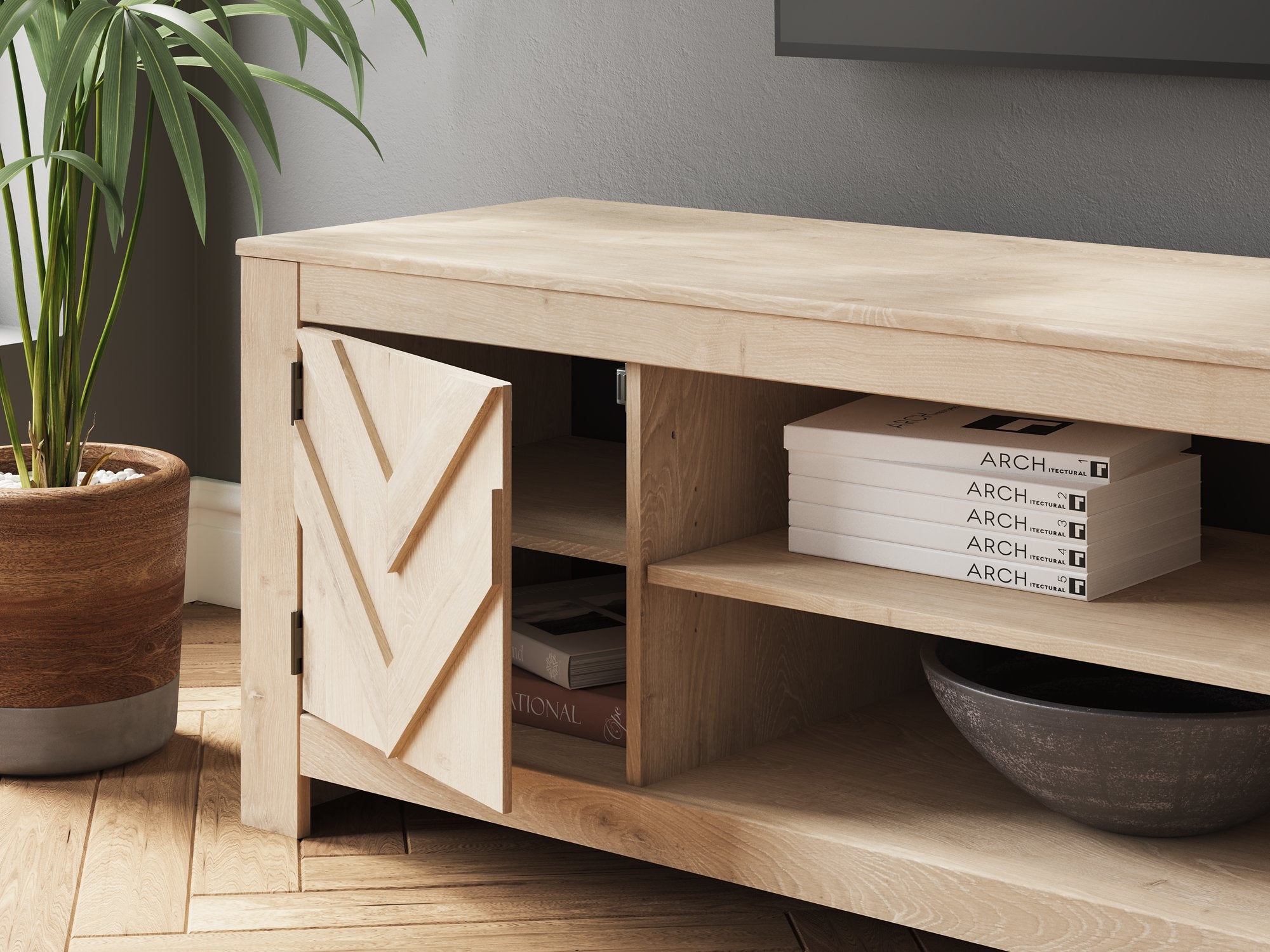 Cayboni 71" TV Stand - Ideal Furniture (Fresno,CA) 