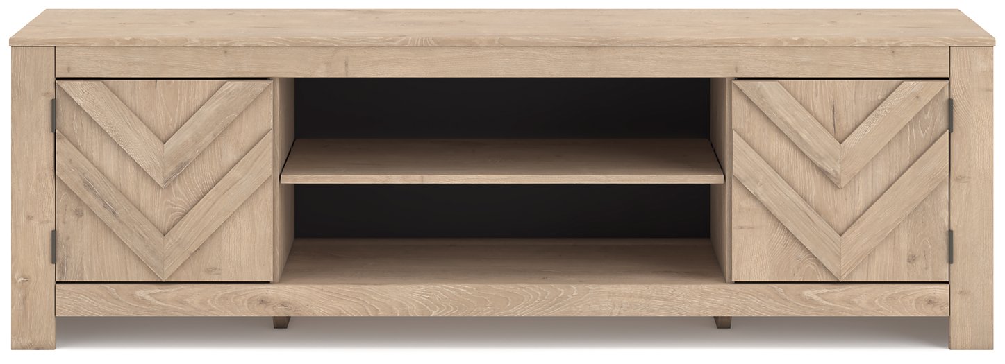 Cayboni 71" TV Stand with Electric Fireplace - Ideal Furniture (Fresno,CA) 