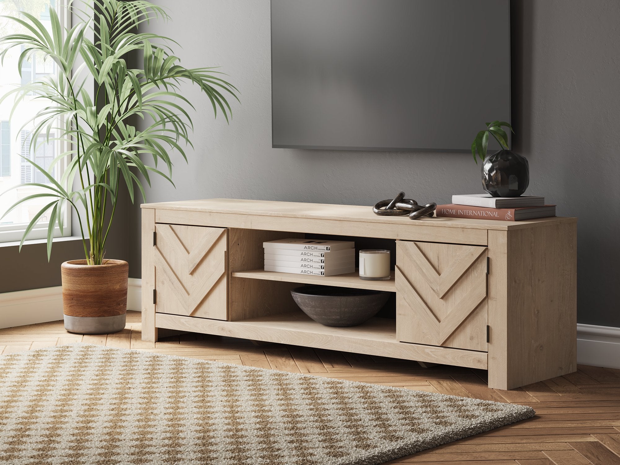 Cayboni 71" TV Stand - Ideal Furniture (Fresno,CA) 