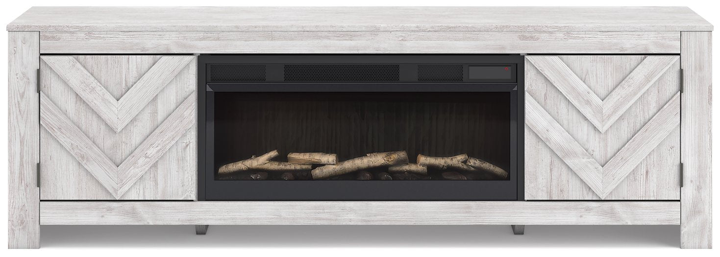 Cayboni 71" TV Stand with Electric Fireplace - Ideal Furniture (Fresno,CA) 