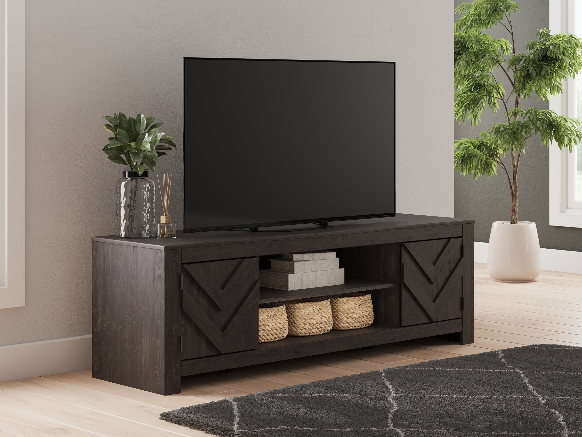 Cayboni 71" TV Stand - Ideal Furniture (Fresno,CA) 