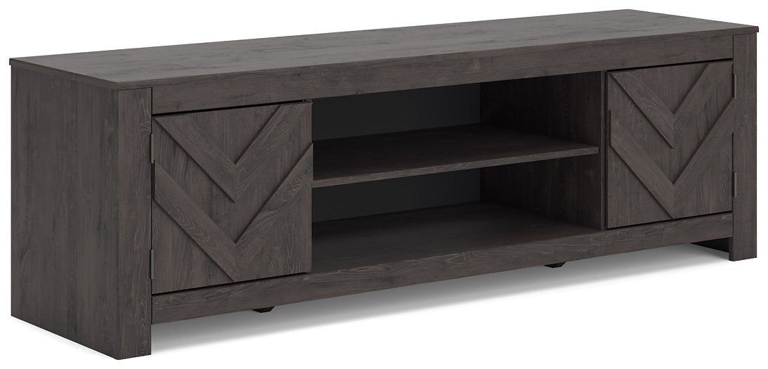 Cayboni 71" TV Stand with Electric Fireplace - Ideal Furniture (Fresno,CA) 