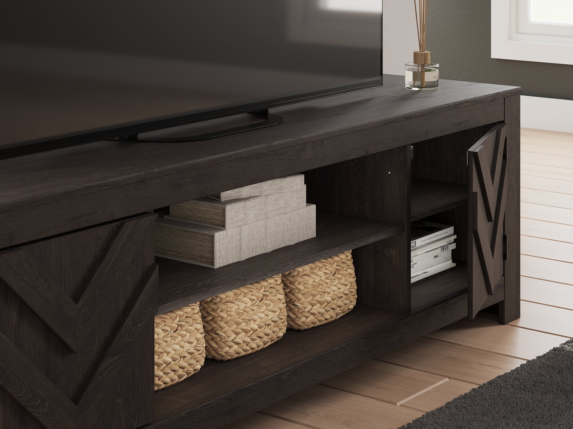 Cayboni 71" TV Stand - Ideal Furniture (Fresno,CA) 