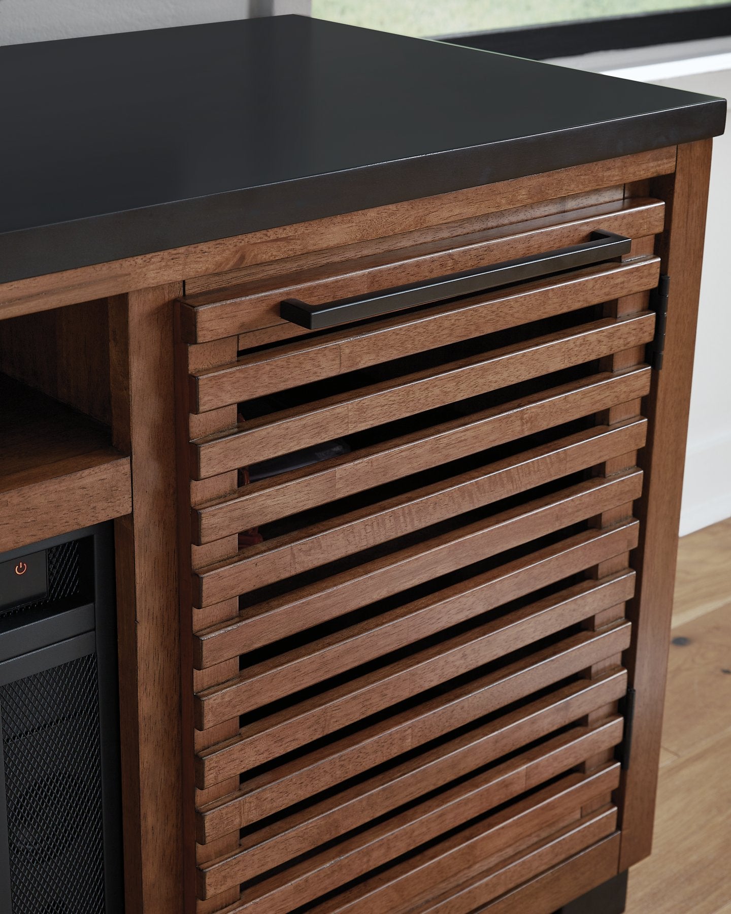 Kallari 84" TV Stand with Electric Fireplace - Ideal Furniture (Fresno,CA) 