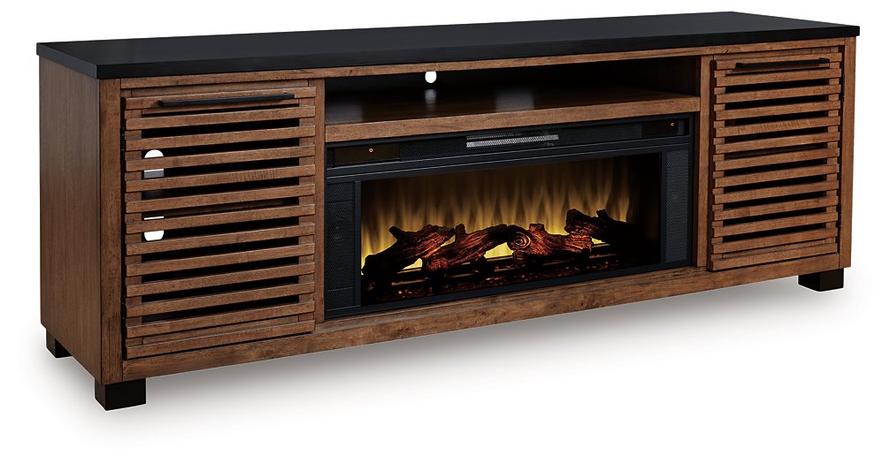 Kallari 84" TV Stand with Electric Fireplace - Ideal Furniture (Fresno,CA) 