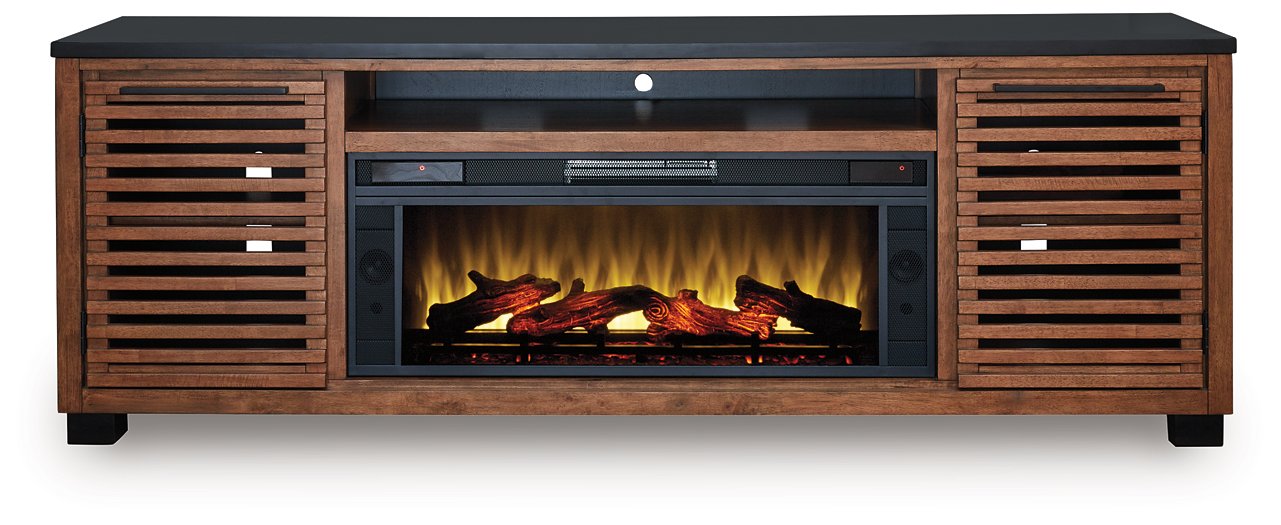 Kallari 84" TV Stand with Electric Fireplace - Ideal Furniture (Fresno,CA) 