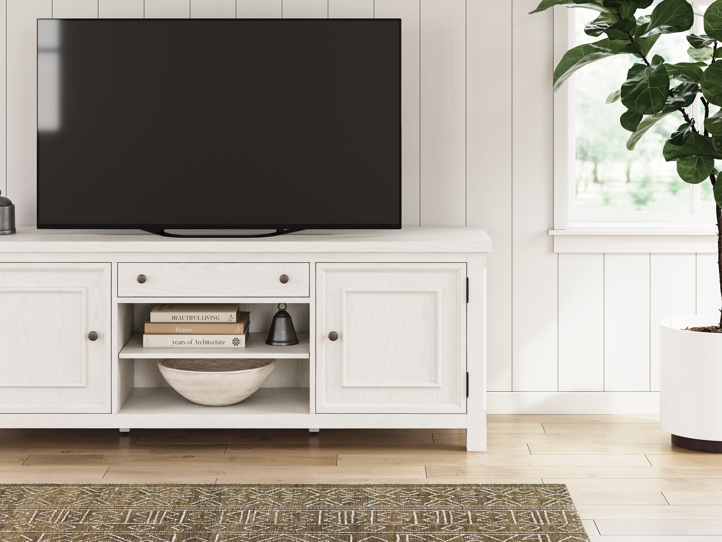 Robbinsdale 72" TV Stand - Ideal Furniture (Fresno,CA) 