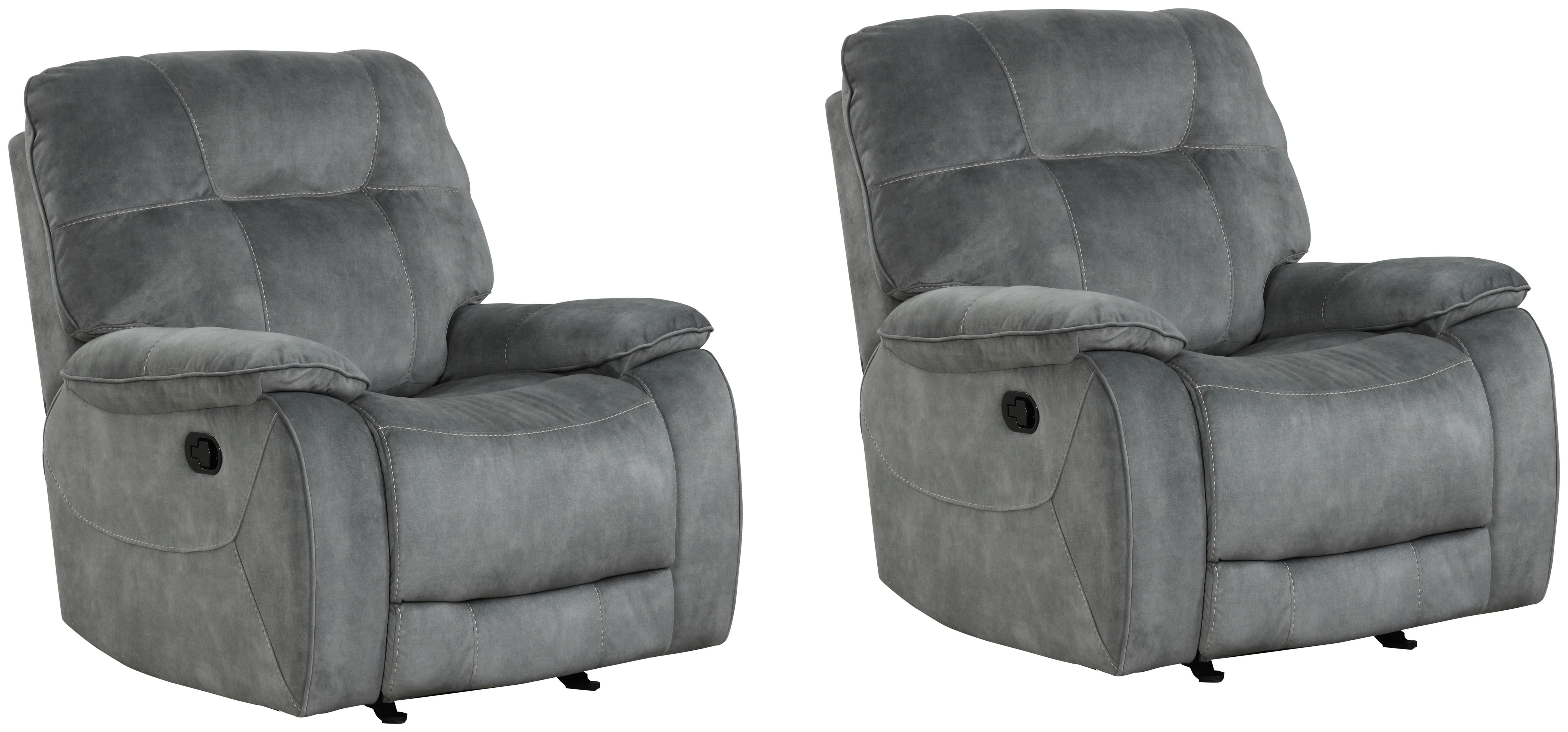 Parker Living Cooper - Shadow Grey Glider Recliner Two Pack