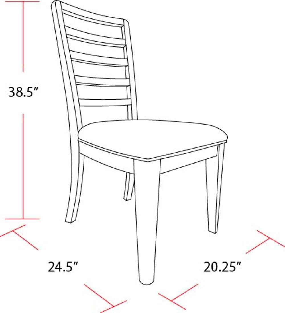 Parker House Escape - Dining Ladder Back Dining Chair (2/CTN Sold in pairs)
