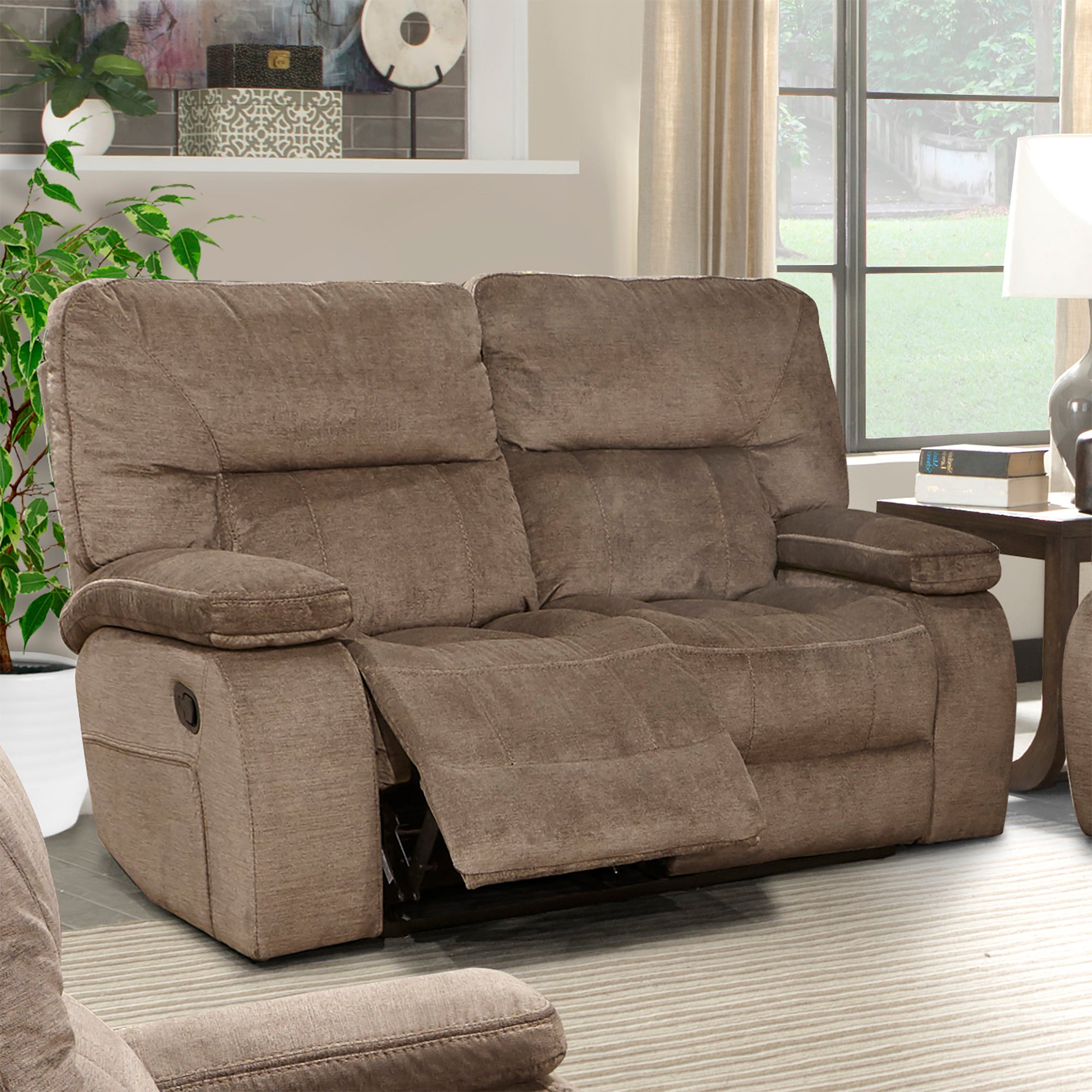 Parker Living Chapman - Kona Manual Reclining Sofa and Loveseat - MCHA-42-KON