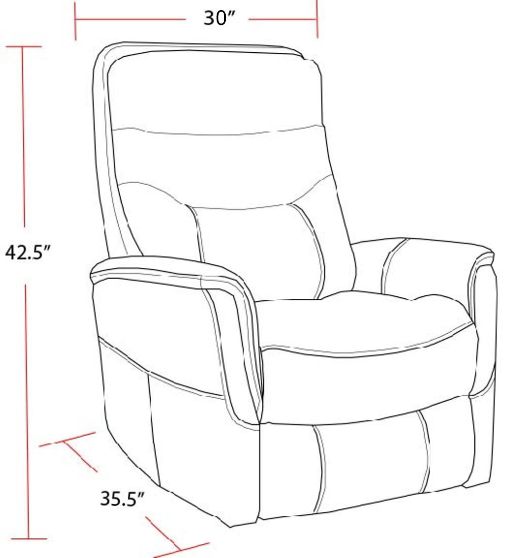 Parker Living Gemini - Rouge Swivel Glider Recliner
