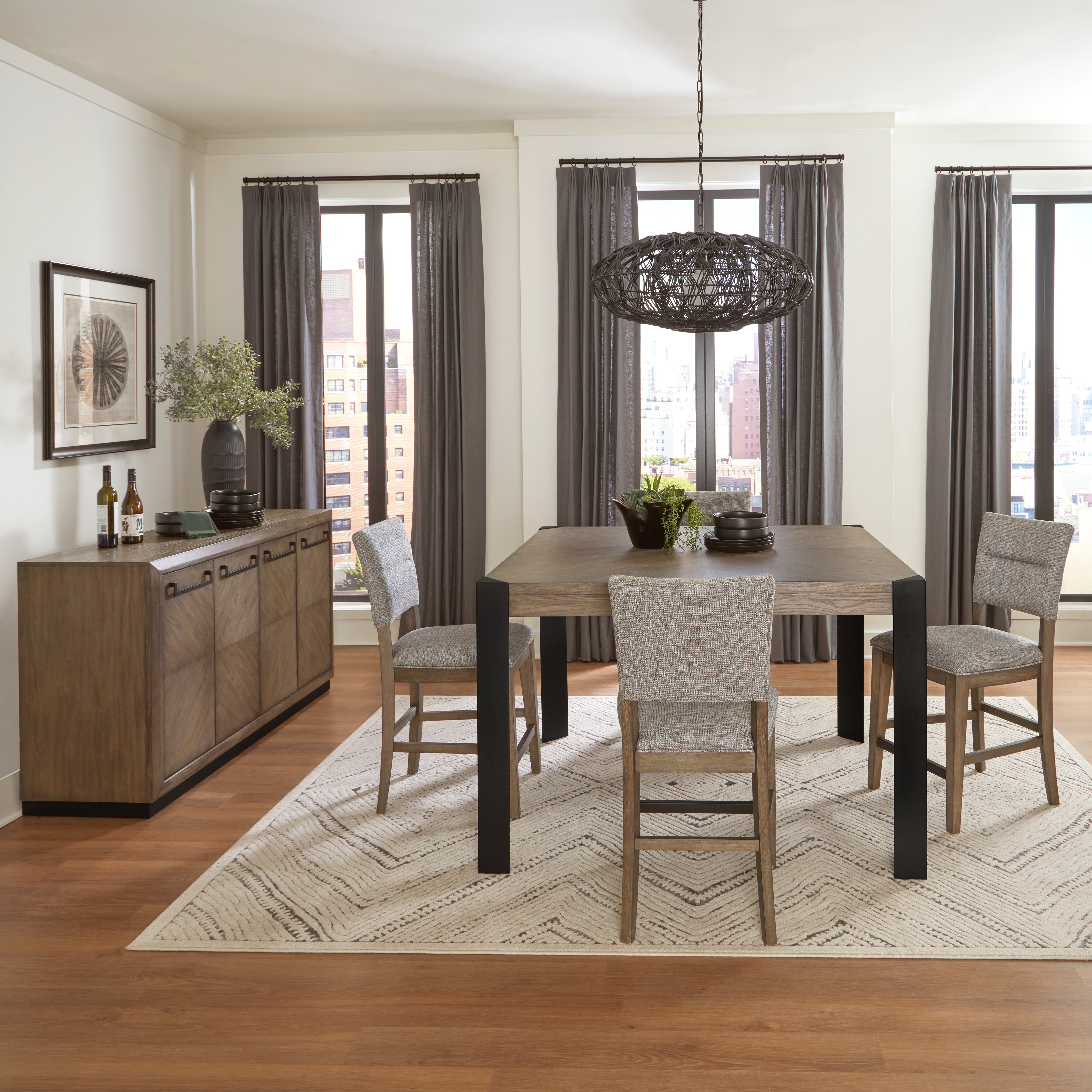 Parker House Cedar Fork - Dining Upholstered Counter Stool (2/CTN Sold in pairs)