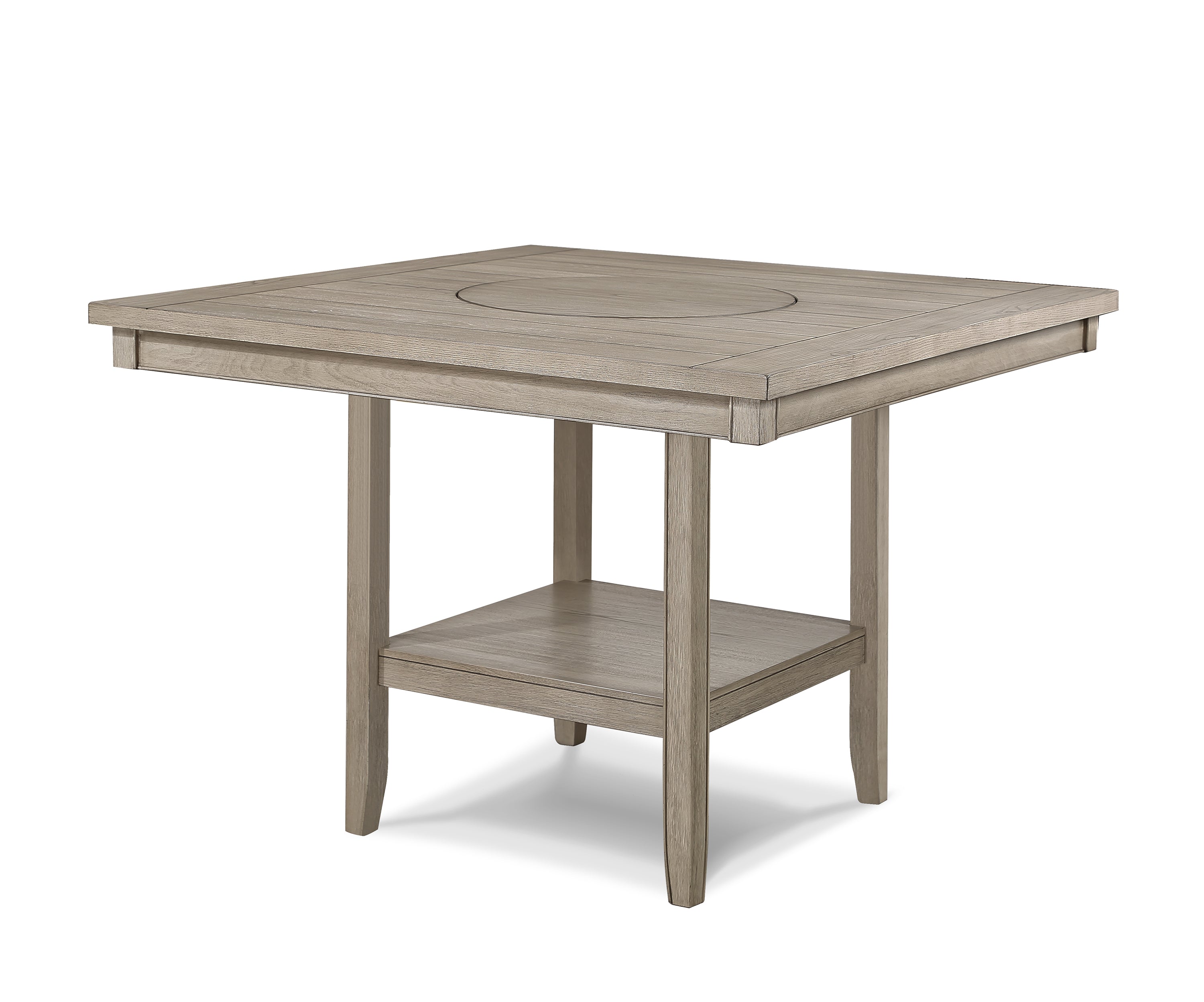 FULTON COUNTER HT.TABLE ALL GREY - Ideal Furniture (Fresno,CA) 