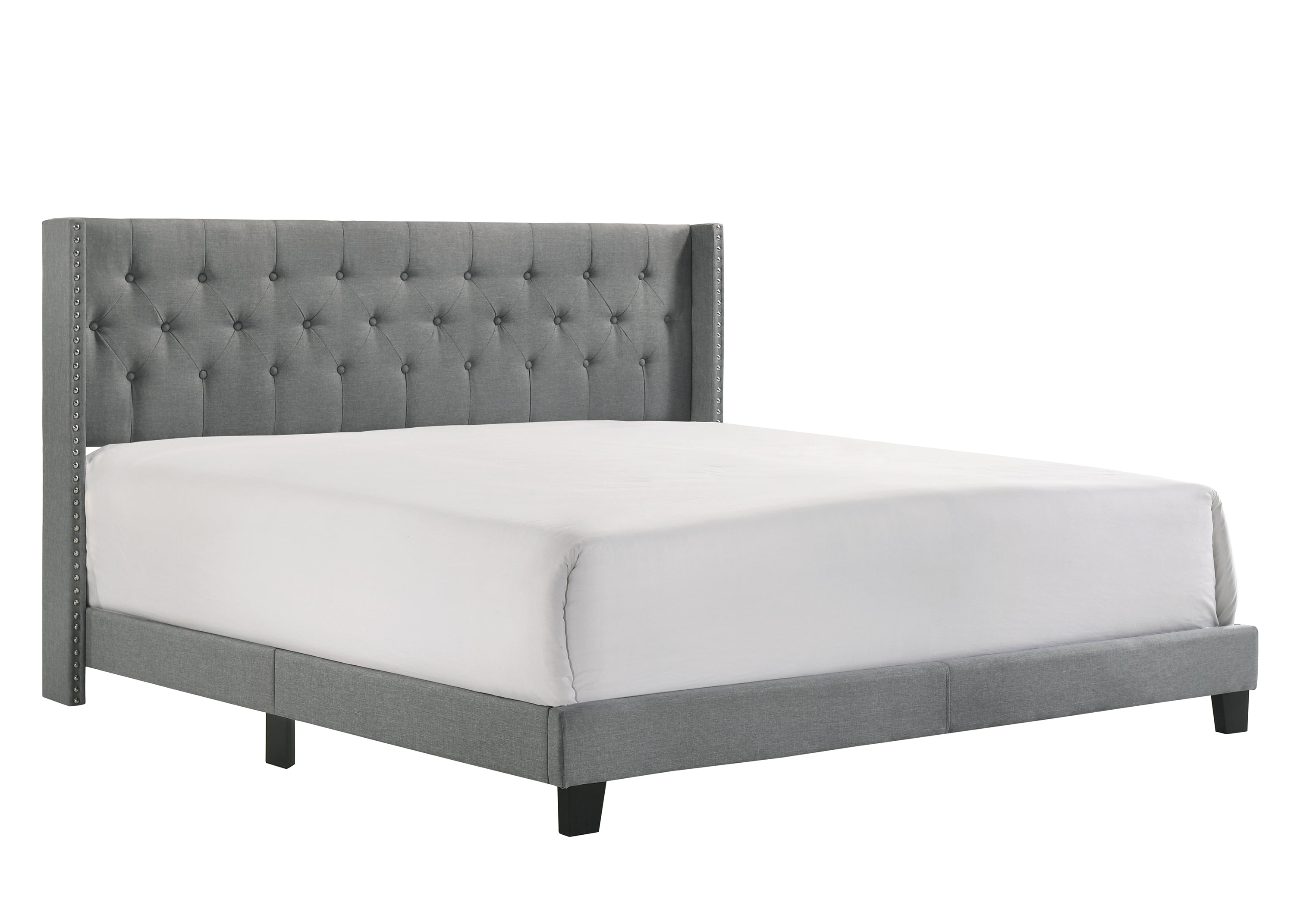 MAKAYLA KING BED GREY - Ideal Furniture (Fresno,CA) 