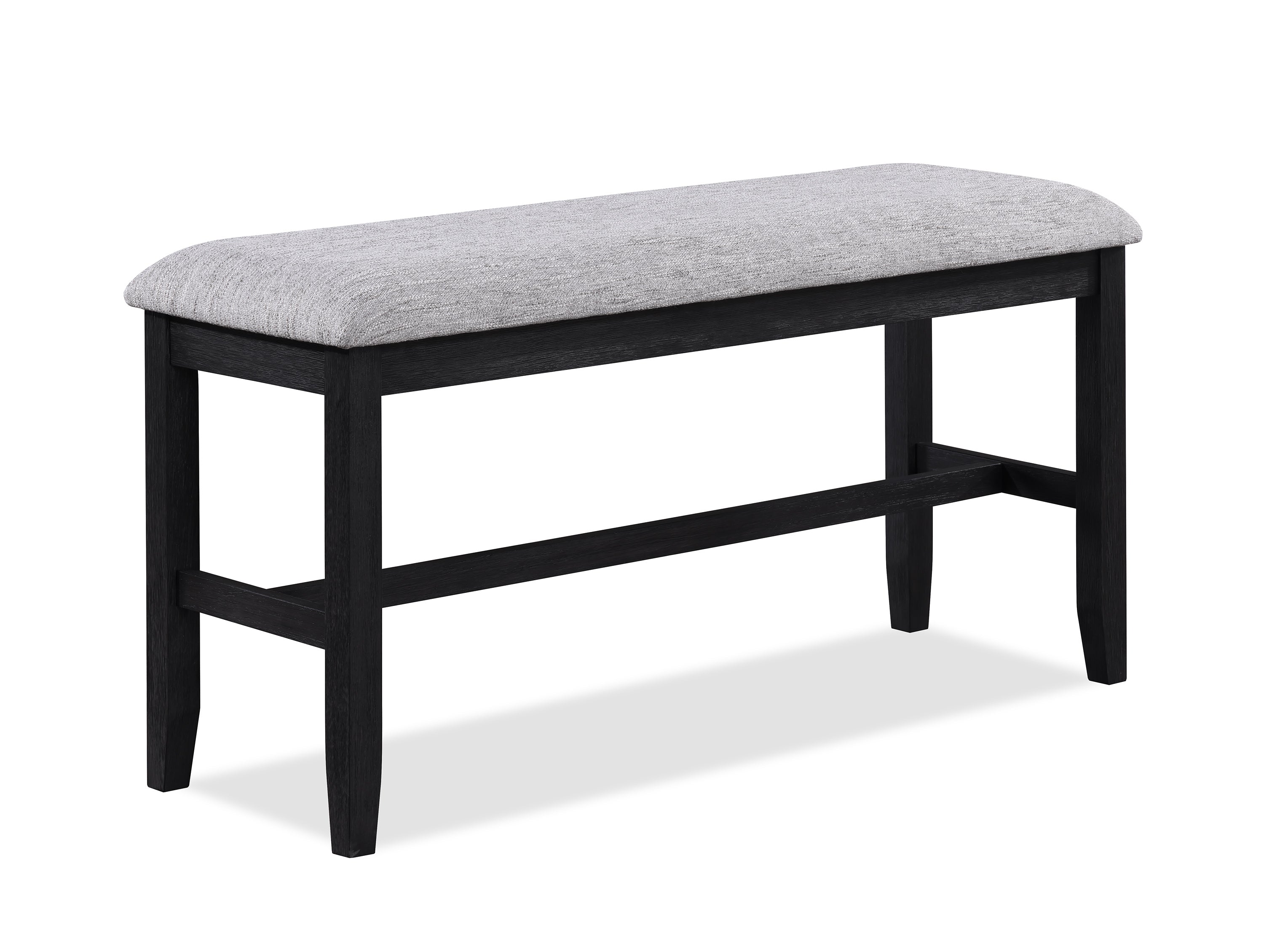 BUFORD CNTR HT BENCH LIGHT GREY - Ideal Furniture (Fresno,CA) 