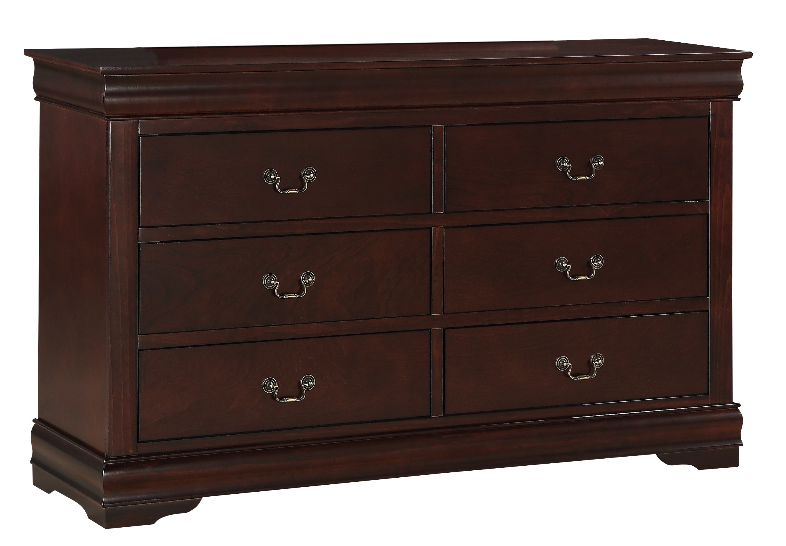 LOUIS PHILIP DRESSER CHERRY - Ideal Furniture (Fresno,CA) 