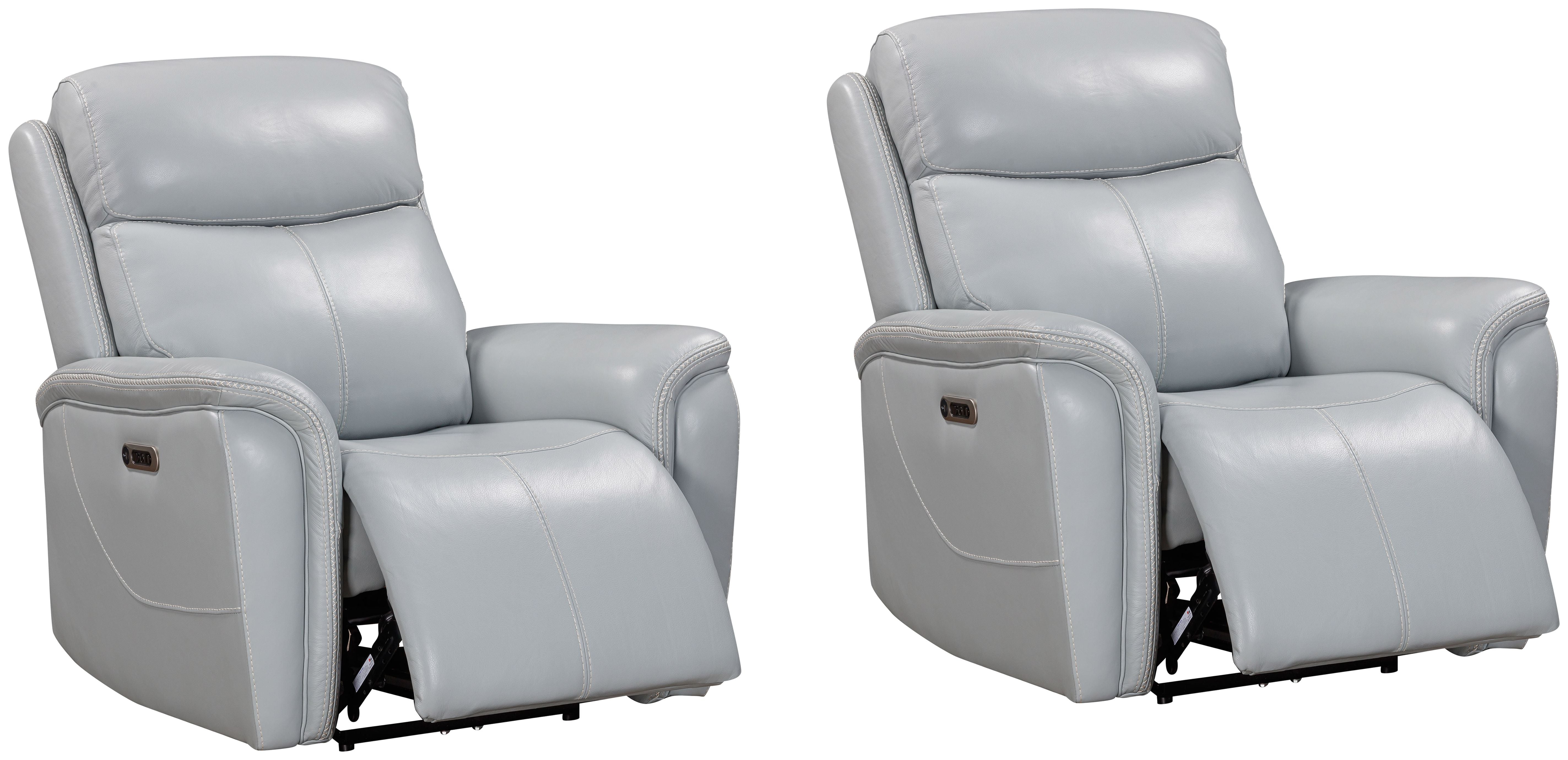 Parker Living Cascade - Seamist Grey Power Recliner Two Pack