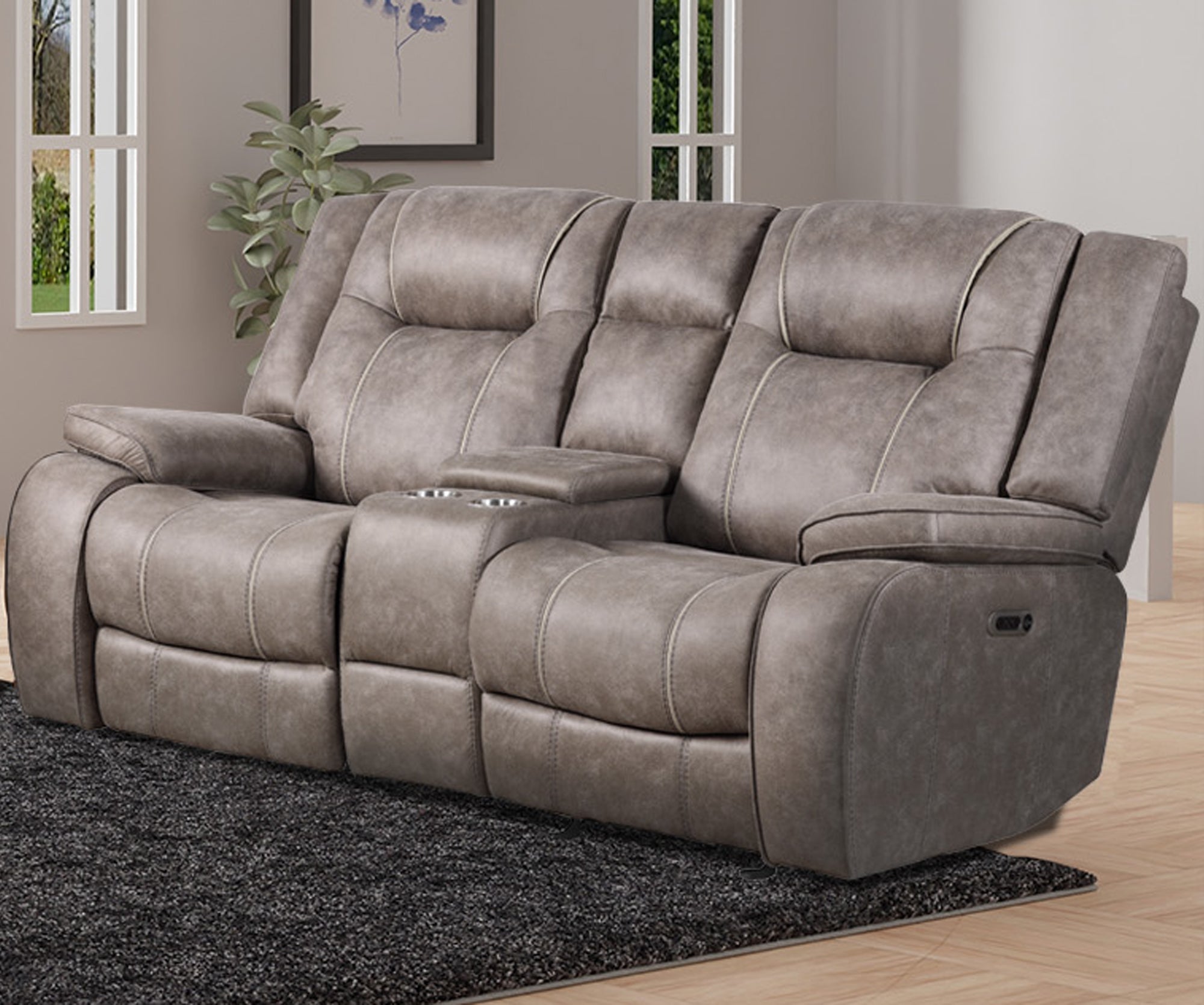 Parker Living Blake - Desert Taupe Manual Reclining Sofa Loveseat and Recliner