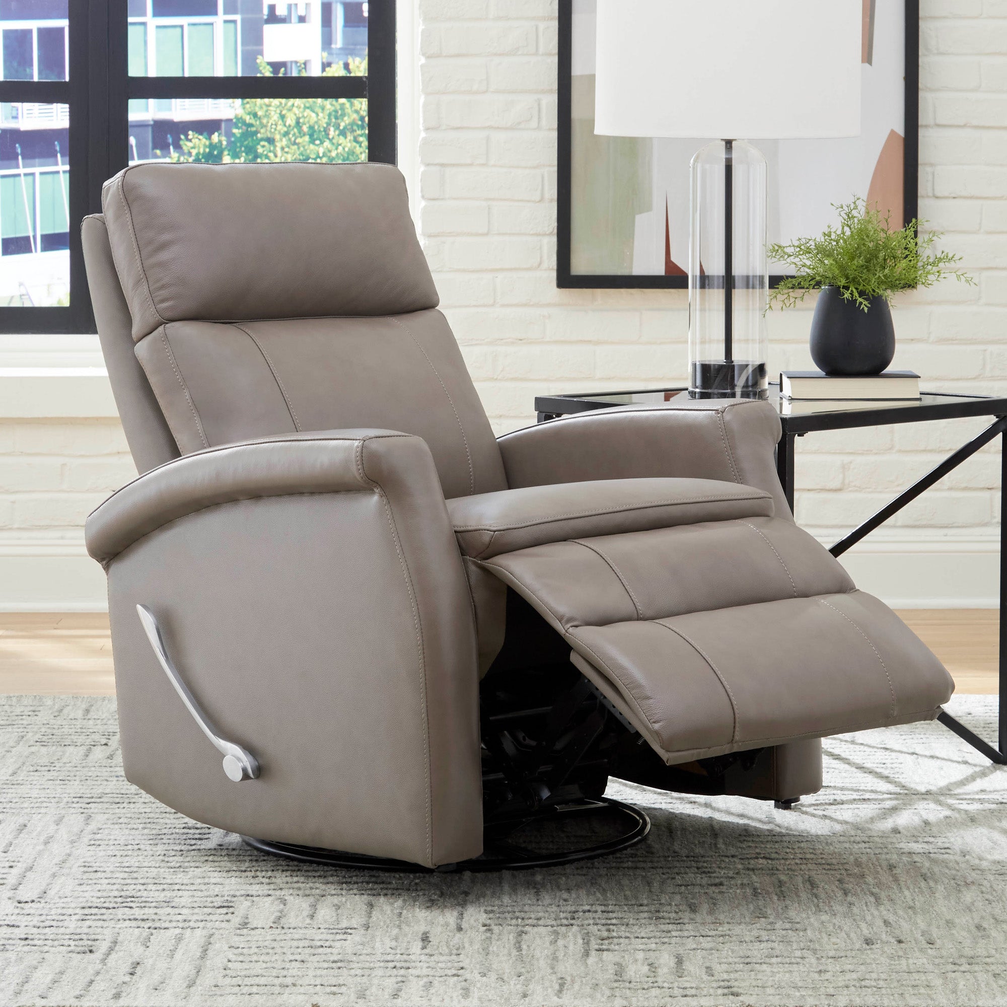 Parker Living Bristol - Graphite Swivel Glider Recliner Two Pack