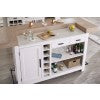 Parker House Americana Modern Dining 78 In. Bar with Quartz Insert
