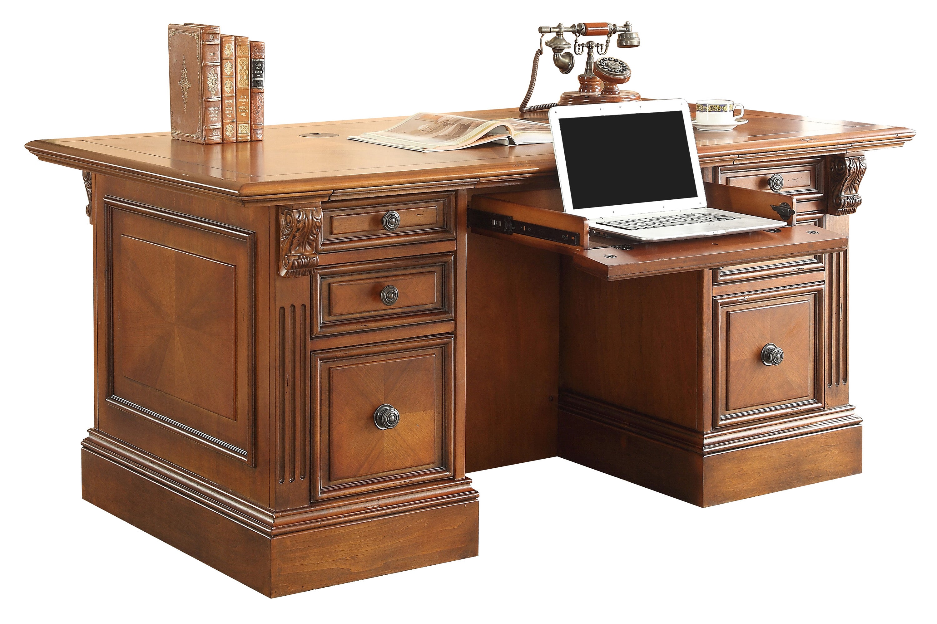 Parker House Huntington Double Pedestal Executive Desk