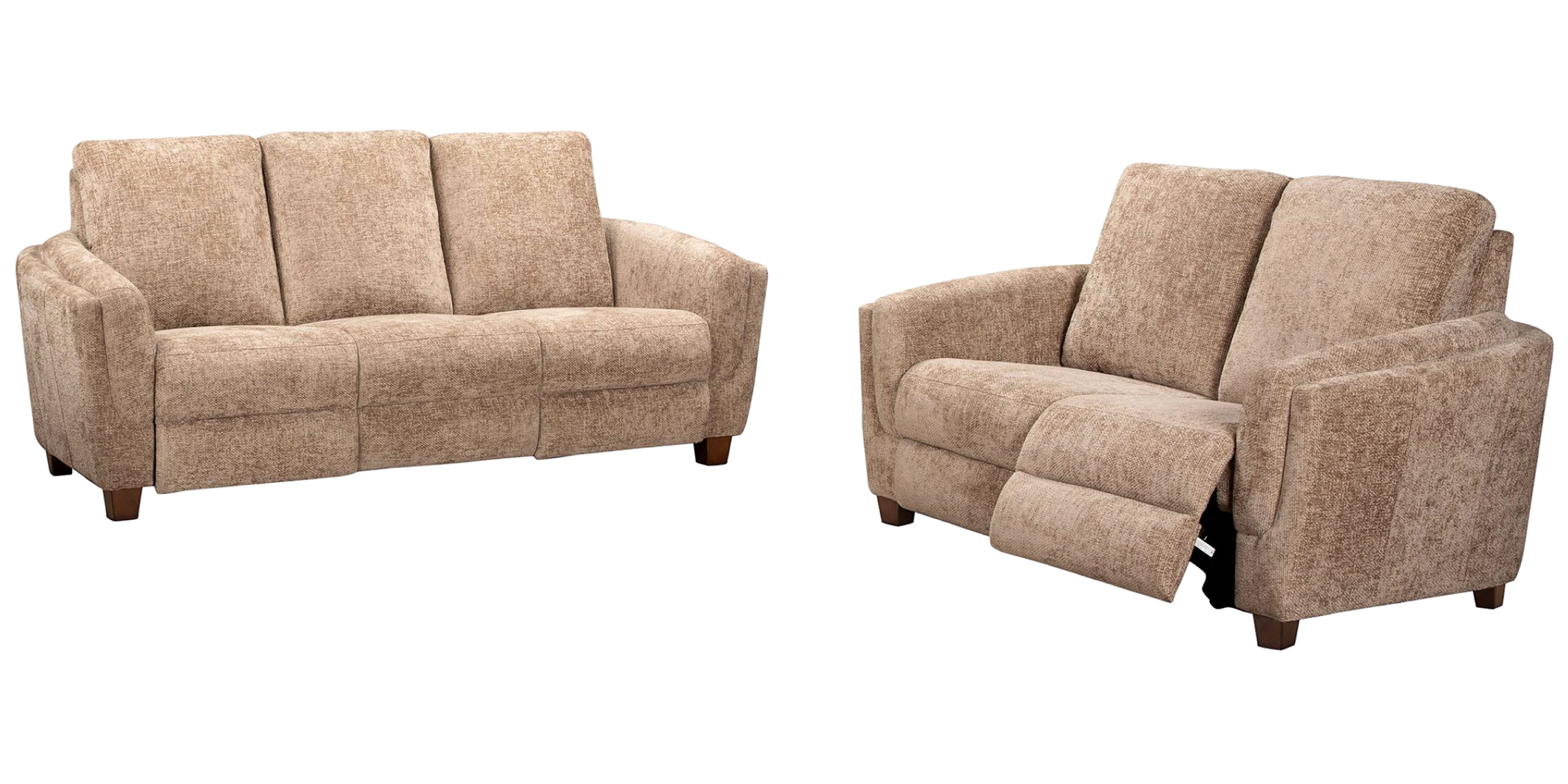 Parker Living Morehead - Biscotti Power Reclining Sofa and Loveseat
