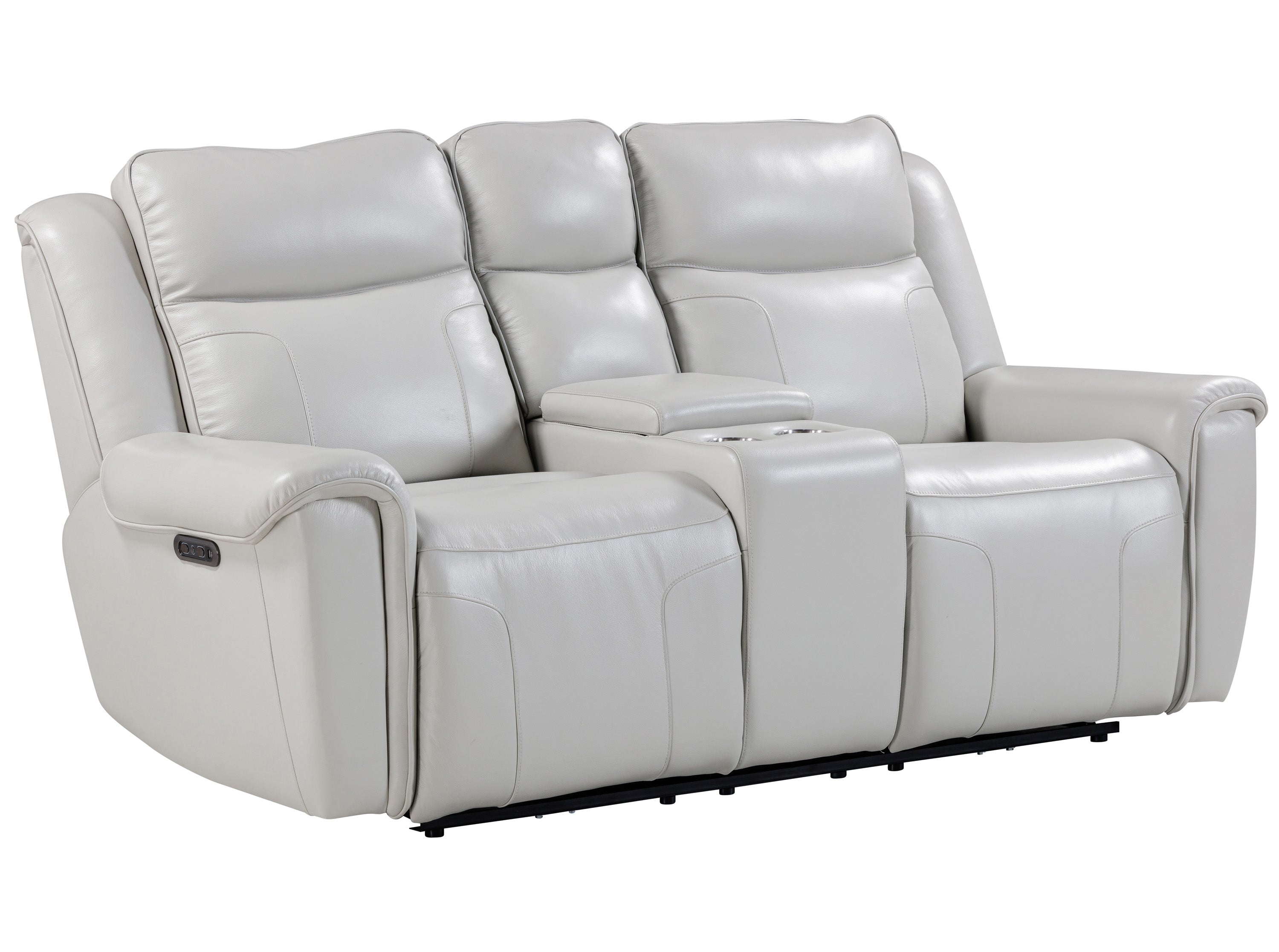 Parker Living Atlantis - Whisper Ivory Power Reclining Zero Gravity Console Loveseat