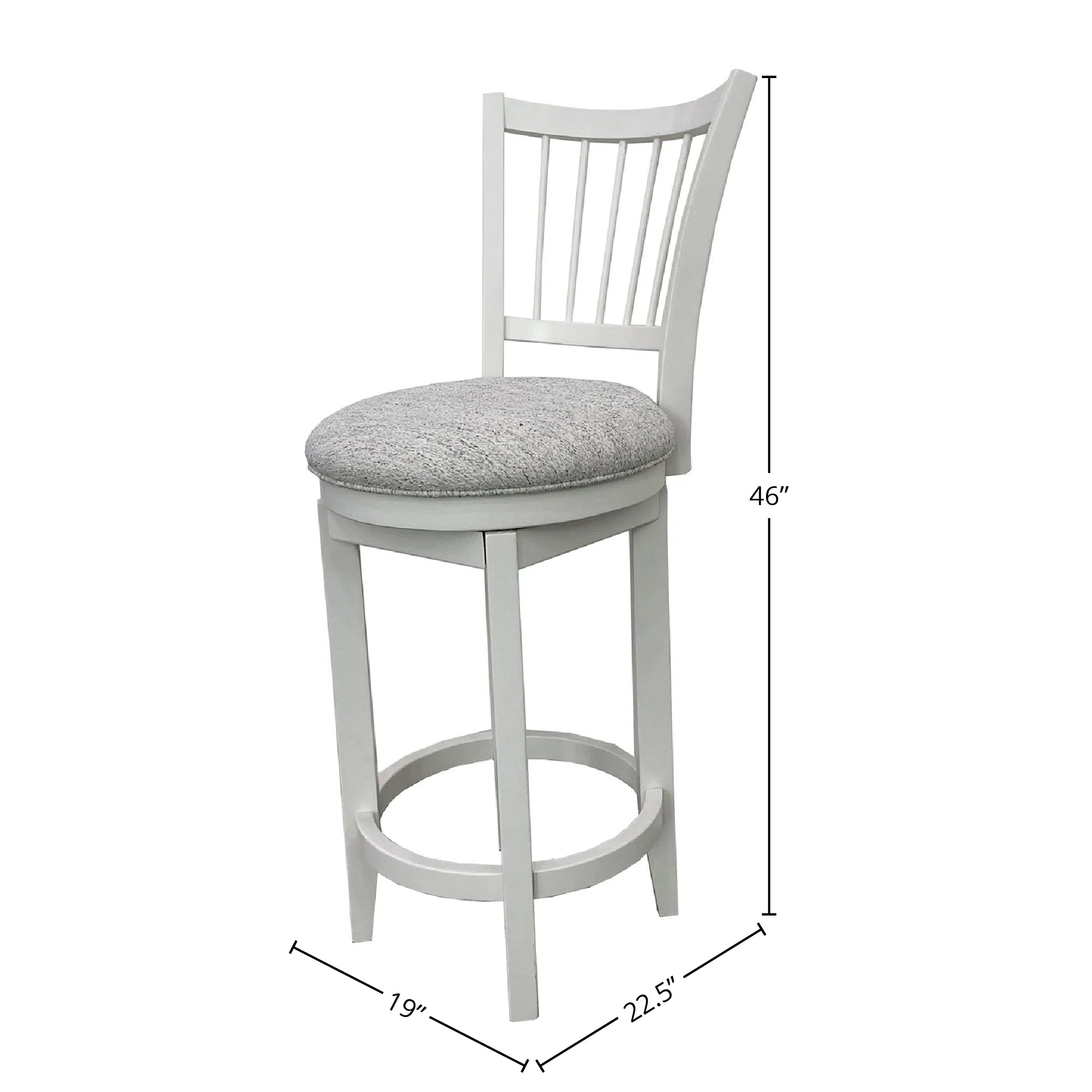 Parker House Americana Modern Dining Spindle Back Swivel Barstool