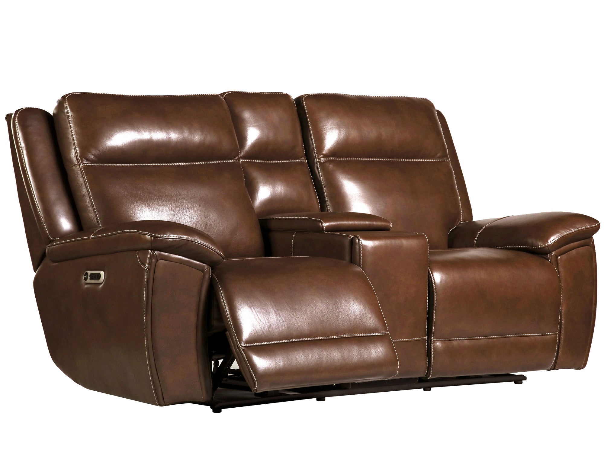 Parker Living Jameson - Hickory Power Reclining Zero Gravity Console Loveseat